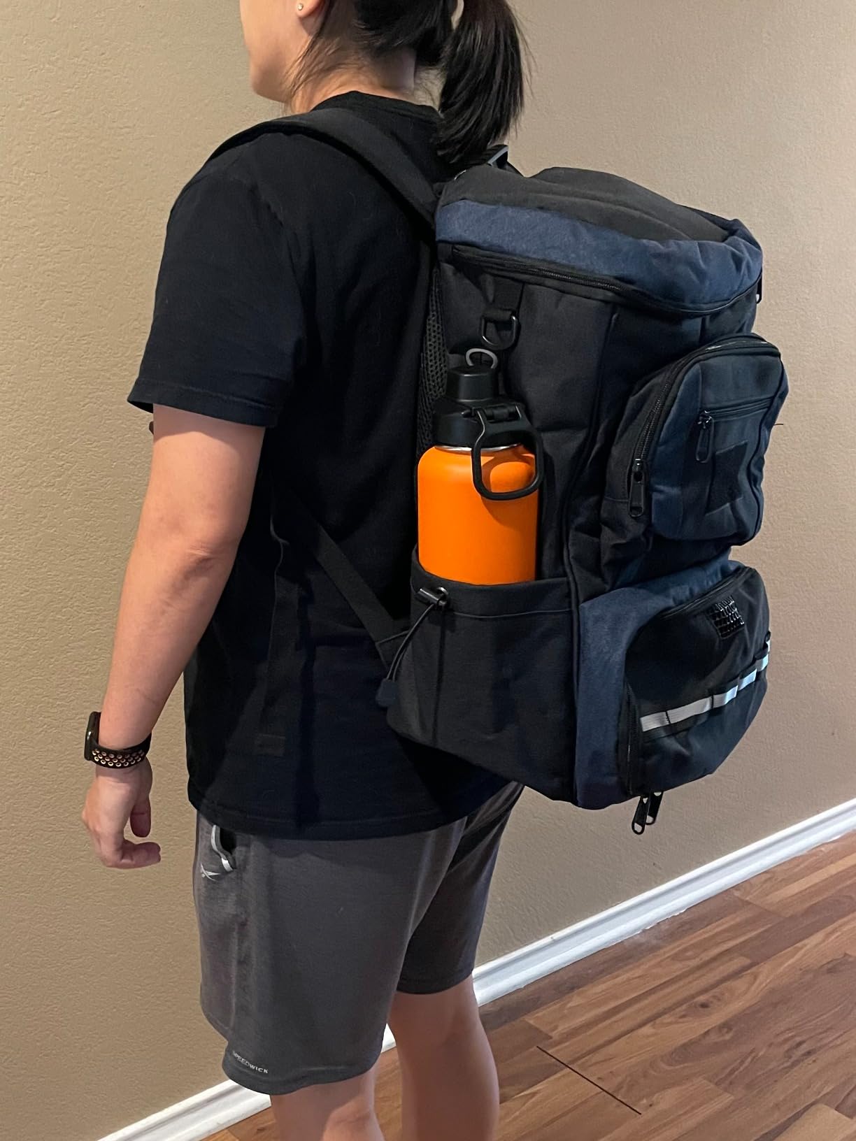 HAMBOLY Large Pickleball Backpack Bag for Men Women with Shoe Compartment | Insulated Cooler Pocket & Water Bottle Holder, Fence Hook | Water-Resistant 900D Polyester | Court, Gym & Travel Ready customer photo 1