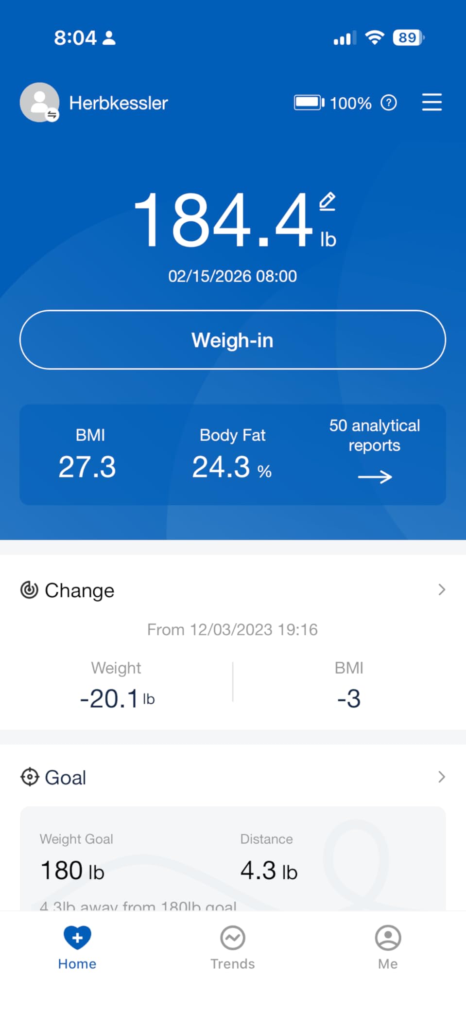 GE Smart Scale for Body Weight: Full Body Composition Analyzer, 50+ Metrics | 8-Electrode Digital Bathroom Scale for Body Weight Fat BMI Muscle Mass Bluetooth, Accurate Weighing Machine 400lb customer photo 1