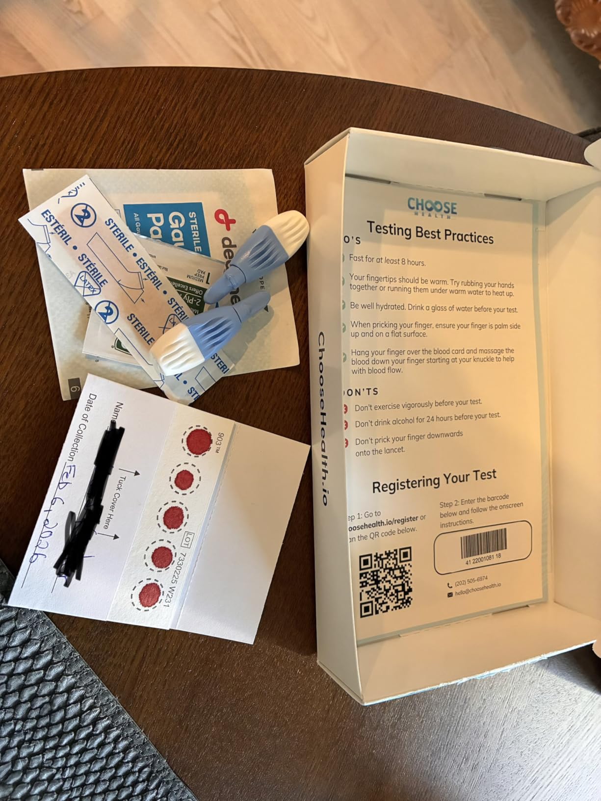 Thyroid Test | 4-in-1 At-Home Thyroid Test | Choose Health | TSH | T3 | T4 | TPO-Ab | At-Home Panel | Cap & CLIA Accredited Lab | Not Avail in NY & RI customer photo 2