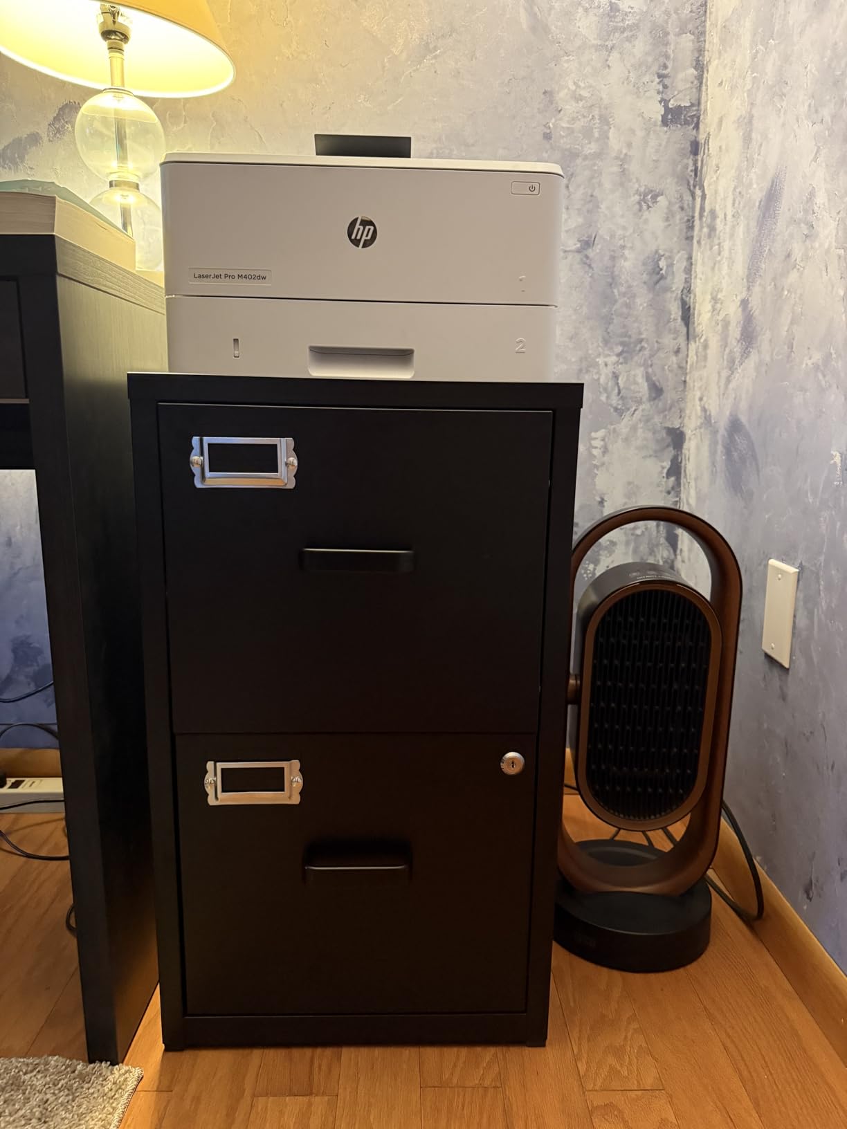 BYNSOE 2 Drawer File Cabinet with Lock Vertical Filing Storage Cabinet Office Home Steel Vertical File Cabinets for Letter Size File Cabinet Locked, Assembly Required customer photo 2