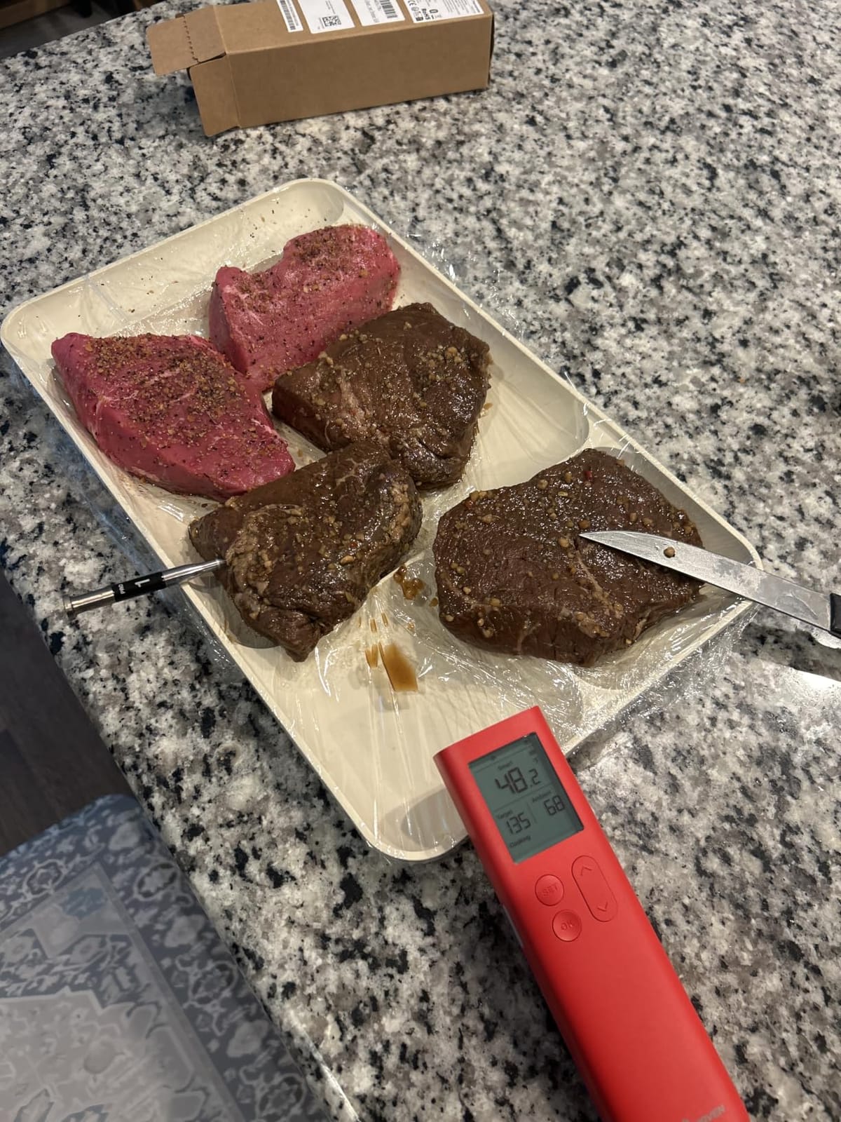 ThermoMaven Sub-1G Smart Wireless Meat Thermometer with Standalone Base | 10X Enhanced Signal and Stability, ±0.5℉ Certified Accuracy, WiFi Unlimited Range for BBQ, Oven, Smoker, Grill customer photo 1