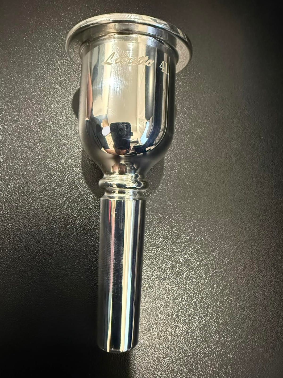 Libretto 24AW Tuba Mouthpiece, 2μm Silver Plated Tuba Mouthpiece w/Vacuum Packing, Designed for Beginners, Students, Intermediate Players customer photo 1