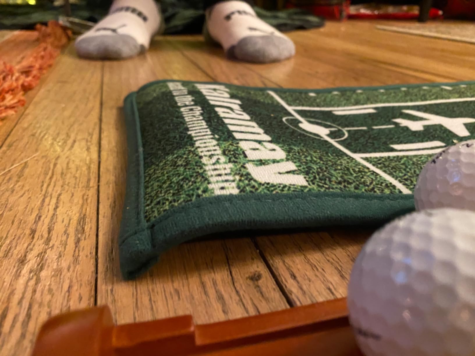 Kalramay Putting Green Indoor Golf Putting Mat with Automatic Ball Return customer photo 2