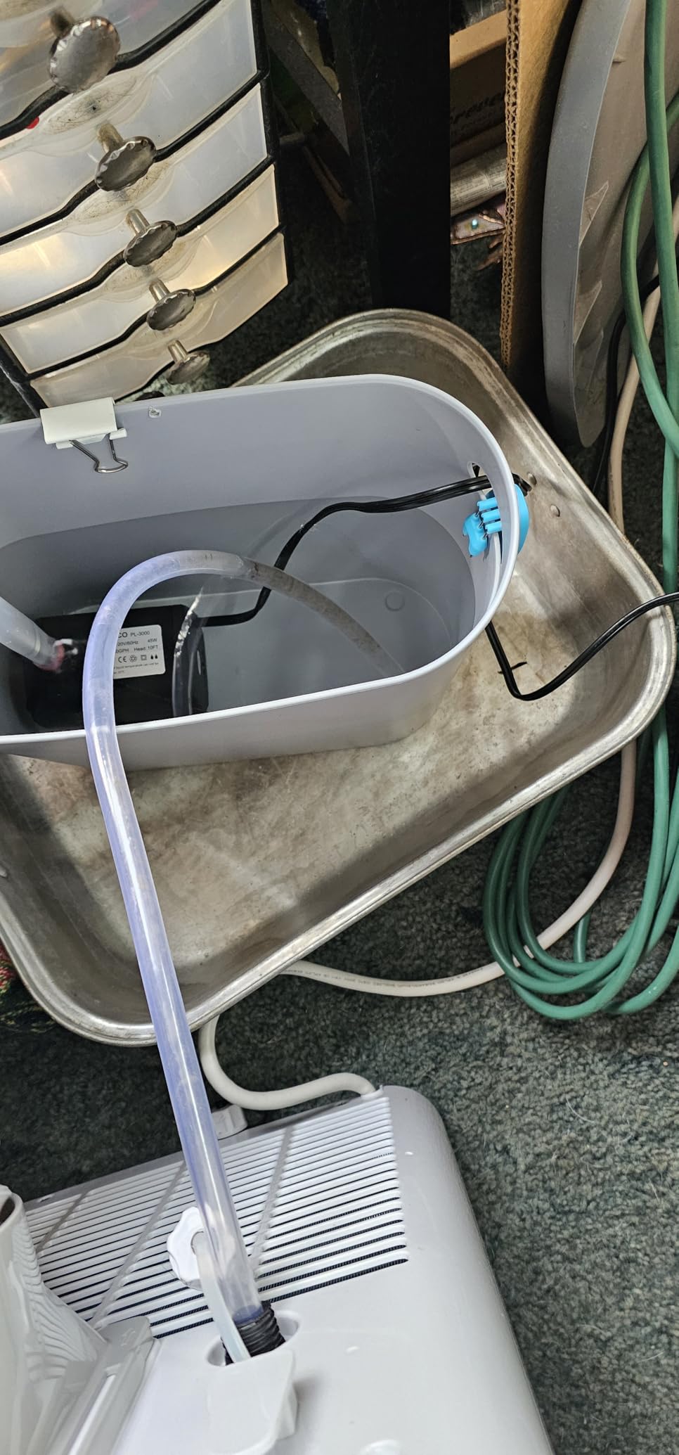 PULACO Large Flow: 800GPH Water Pump with 6.5 ft Tubing and 4 Nozzles | Pump For Above 80 gallons Fish Tank or Pond, (3000L/H 45Watt) Durable Submersible Pump customer photo 1