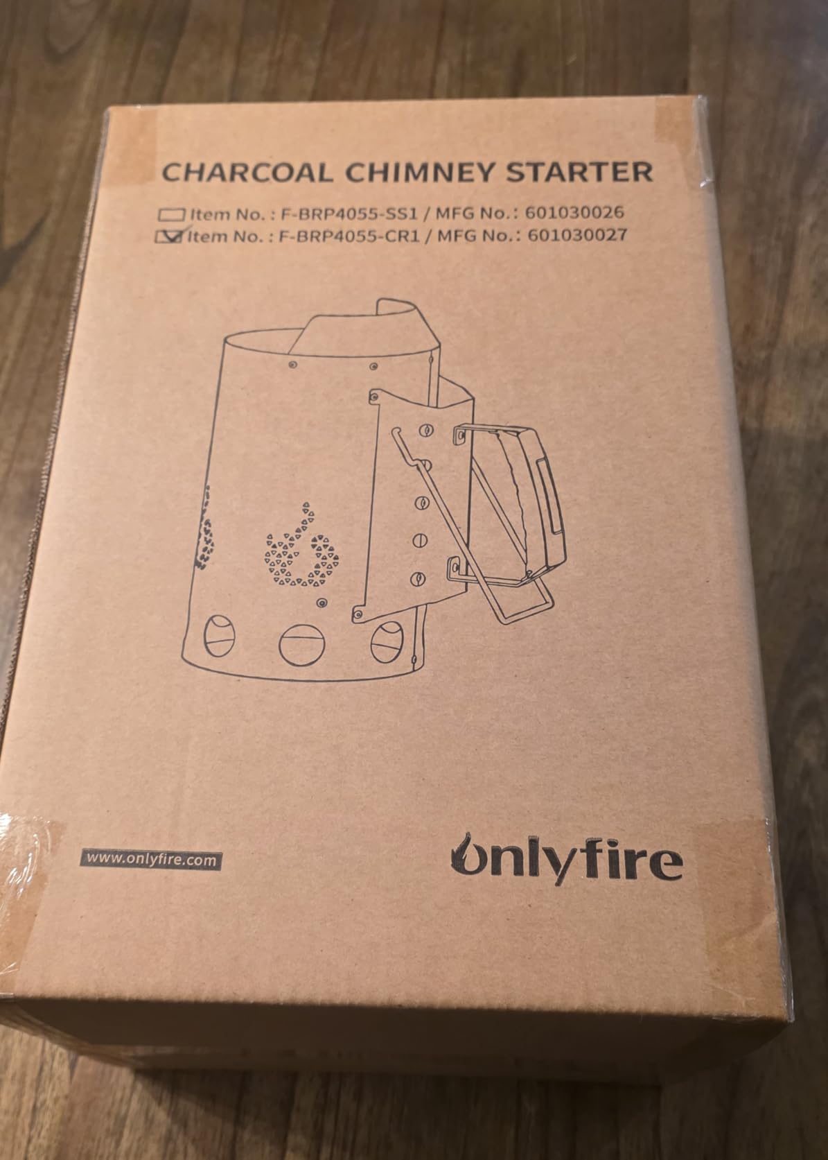 onlyfire Heavy Duty Deluxe Stainless Steel Charcoal Chimney Starter | Barbecue Fire Starter with Heat Shield & Stay-Cool Handle for Charcoal Grills customer photo 2