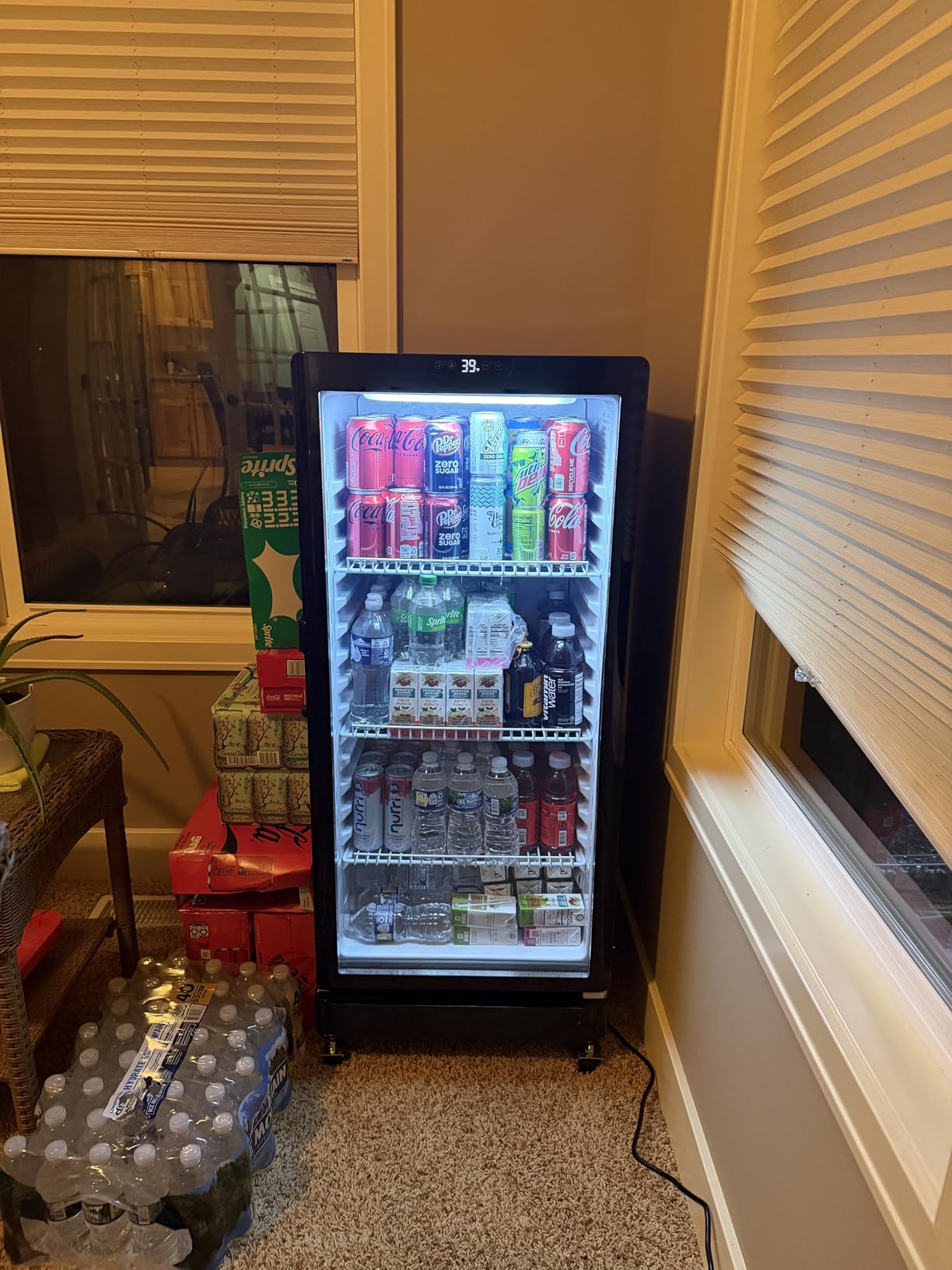 6 Cu.Ft Commercial Beverage Fridge with Glass Door customer photo 2