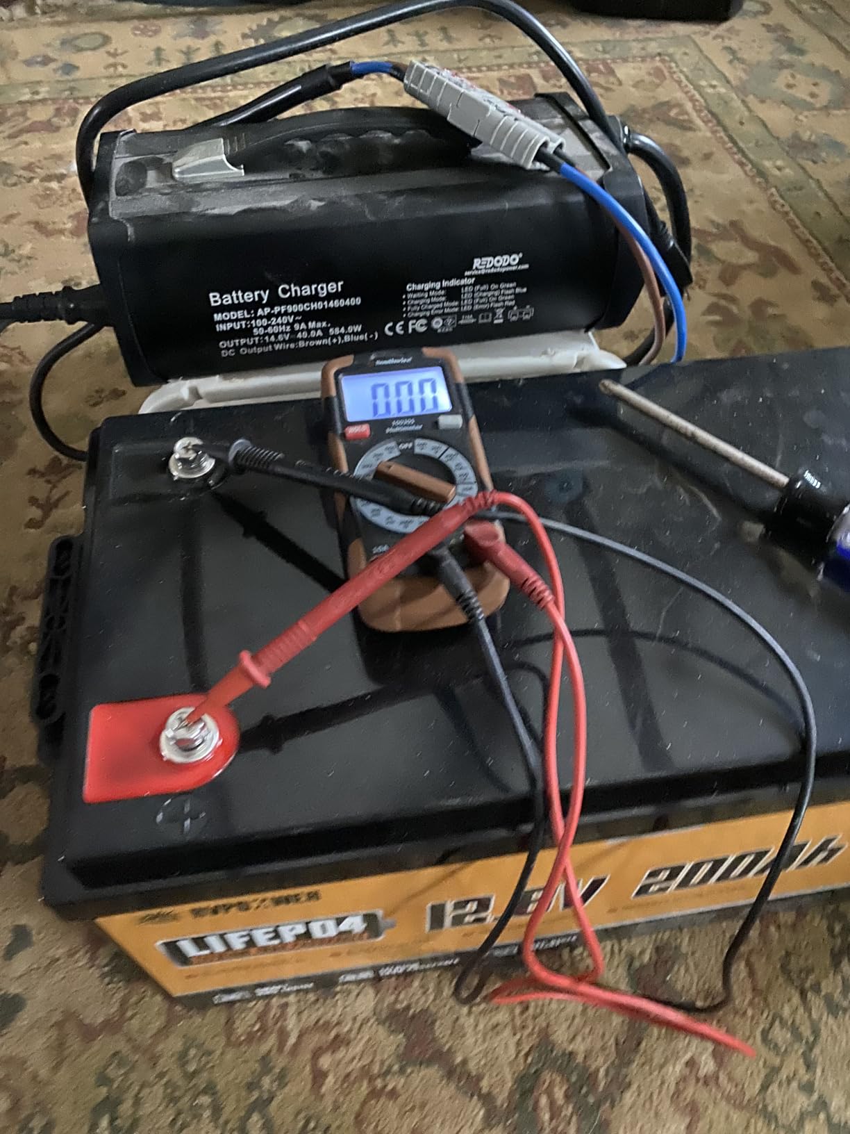 12V 100Ah LiFePO4 Lithium Battery Group 31 with Built-in 100A BMS | 15000 Deep Cycles, Lightweight Lithium Iron Phosphate Battery for Home Energy, RV, Trolling Motor, Marine, Solar, Off-Grid customer photo 1