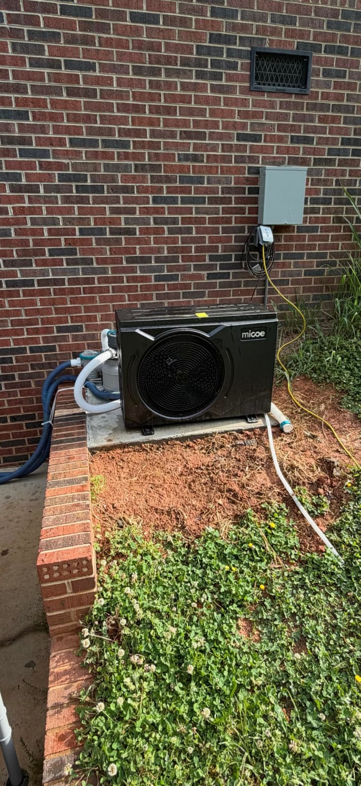 MICOE 35000 BTU Pool Heat Pump, Inverter Pool Heater for Above Ground Pools | Heating & Cooling Pool Heater With Smart Control, Titanium Heat Exchanger Quiet Operation For Pools Up To 12,000 Gallons customer photo 2