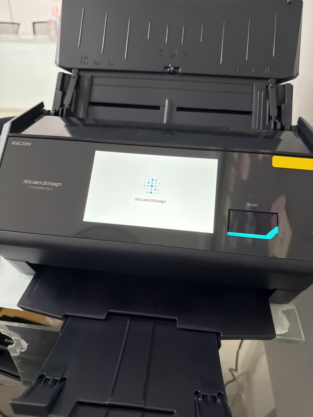 ScanSnap iX2500 Wireless or USB High-Speed Cloud Enabled Document, Photo & Receipt Scanner with Large 5 inch Touchscreen and 100 Page Auto Document Feeder for Mac or PC, Black customer photo 1