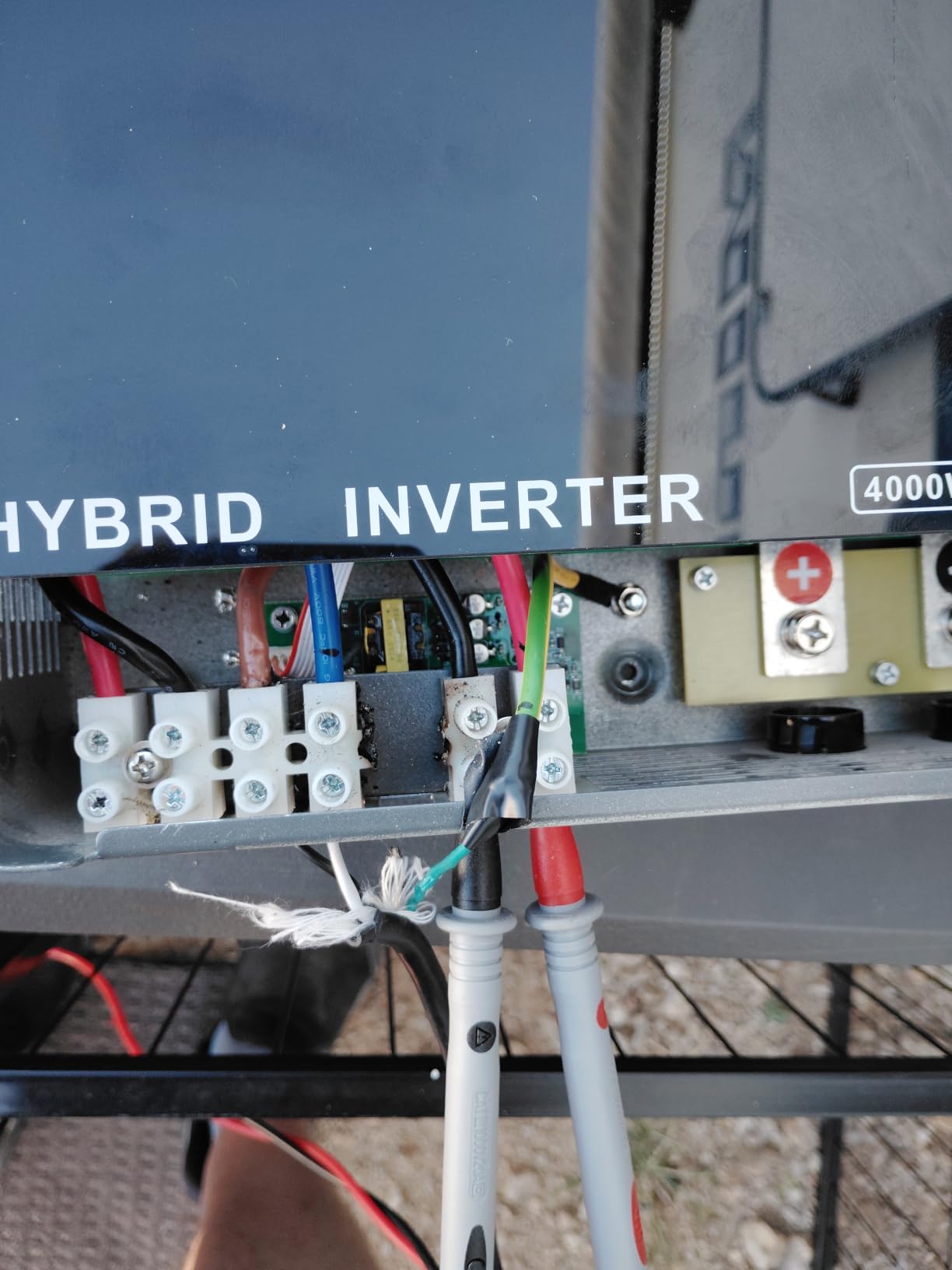 SUMRY Hybrid Solar Inverter, 4000W DC24V to AC120V Pure Sine Wave Power | Glass Top Cover with LCD Display, 140A MPPT Charge Controller, Supports Battery-less or AGM Lithium Battery, Off Grid customer photo 2