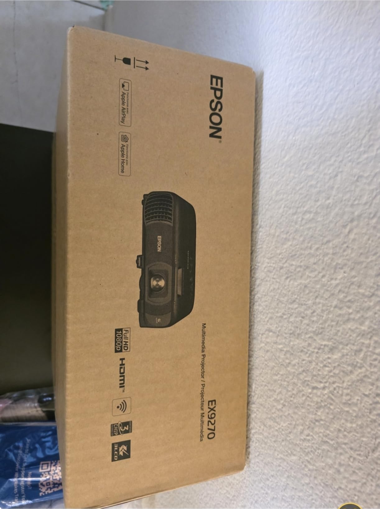 Epson Pro EX9270 Wireless 1080p 3LCD Business Projector with Built-In Speaker, 4100 Lumens Color and White Brightness, Stream from Phone or Laptop, Airplay, Miracast, 2 HDMI Ports, 1.6x Optical Zoom customer photo 1