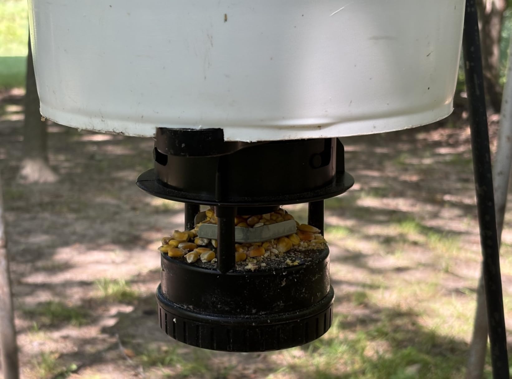 Moultrie All-in-One II Feeder Kit - Bluetooth App Control | Bluetooth App Control, pairs with Edge 3, full remote access, quick-lock mounting, includes motor and spreader customer photo 2