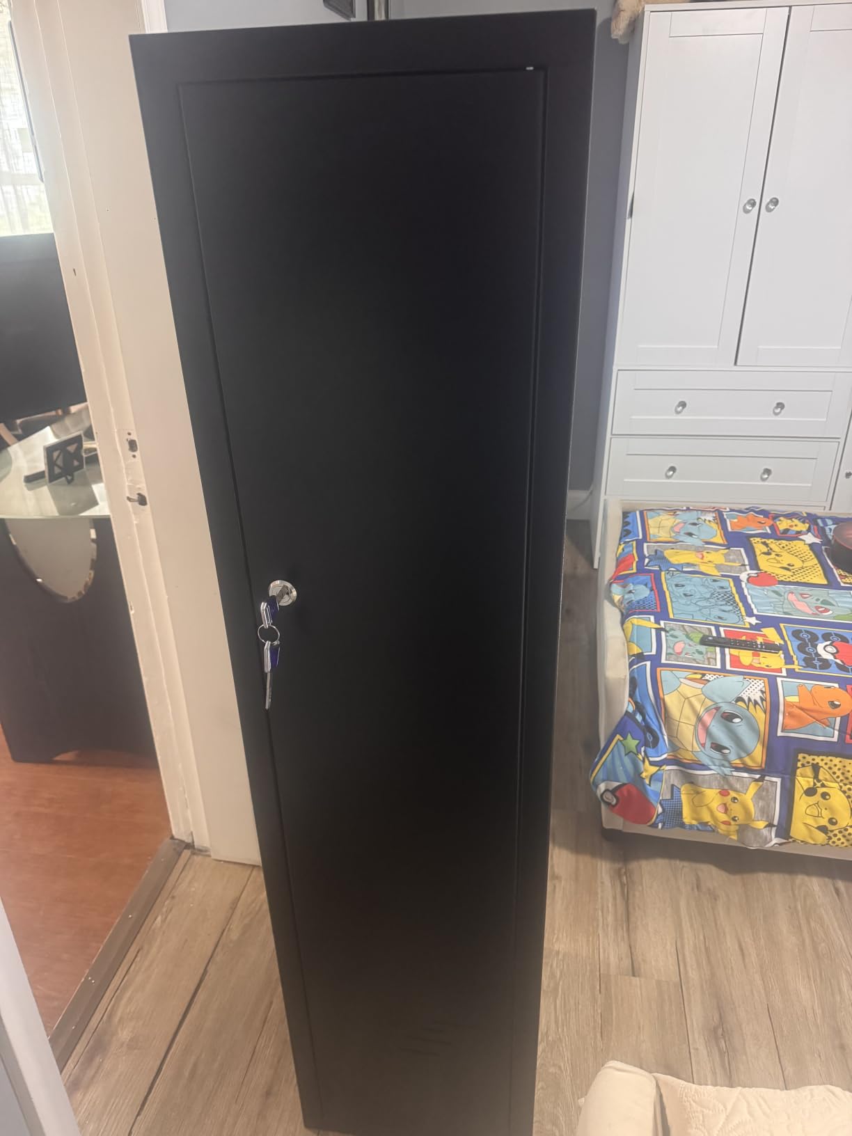 KAER 18-20 Gun Safe Gun Cabinet Large Gun Safes for Rifles and Pistols Rifle Safe for Home High Capacity Electronic Gun Cabinets for Rifles and Shotguns with Drawer,Removable Shelf customer photo 1