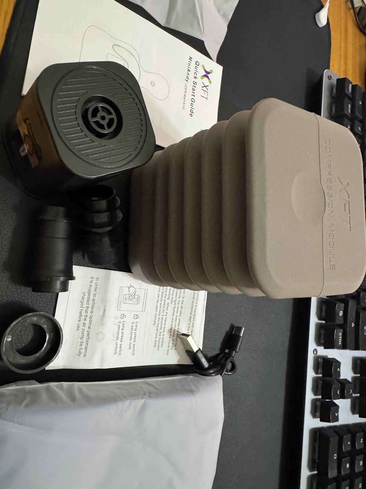 XFT CPR Manikins, Inflatable CPR Mannequin with Compression Feedback Device customer photo 2