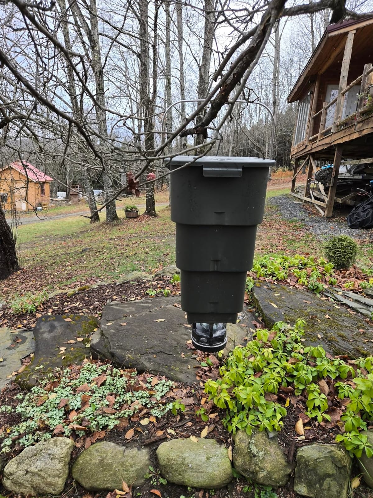 5 Gallon Hanging Deer Feeder with Programmable Digital Timer (4 Feed Times) | Automatic Game Feeder, Easy Installation, Batteries Not Included customer photo 1
