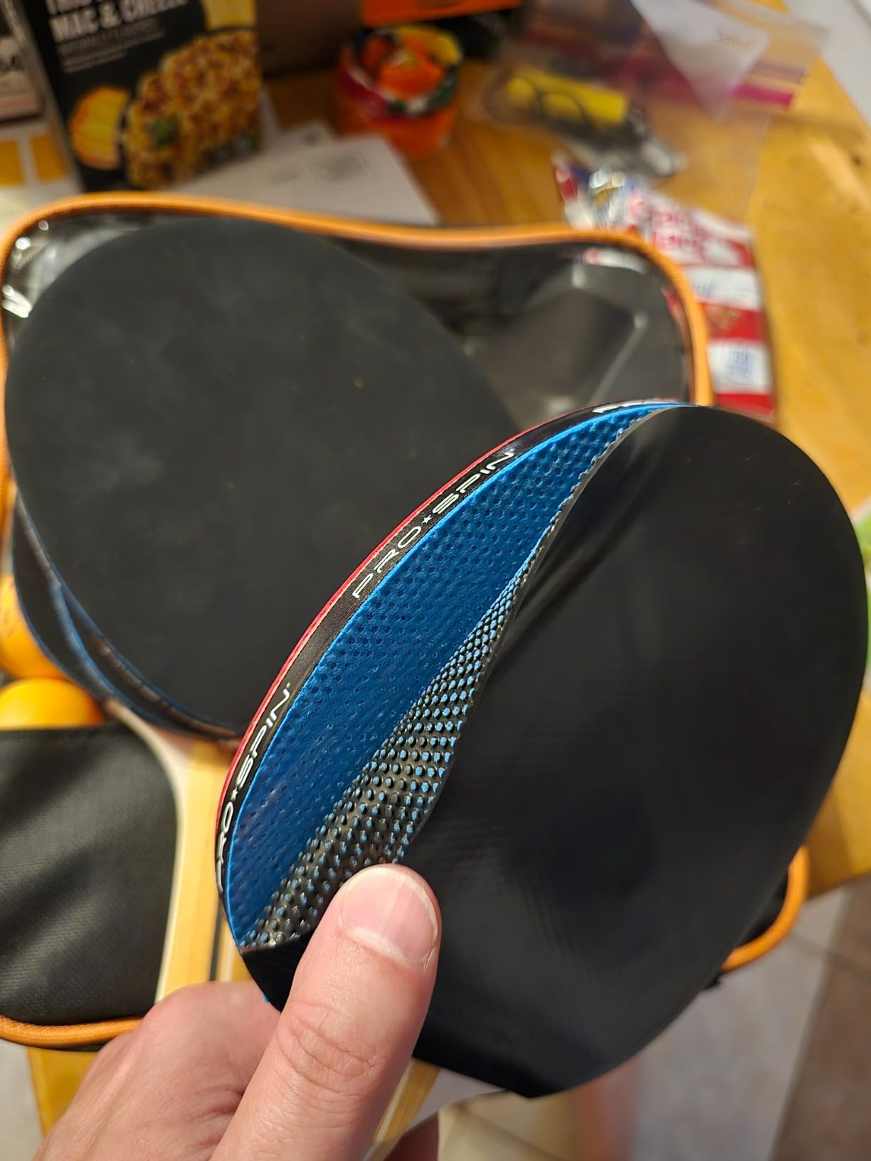 PRO-SPIN Ping Pong Paddles - High-Performance Set with Premium Table Tennis Rackets, 3-Star Ping Pong Balls, Compact Storage Case | Professional Quality Ping Pong Paddle Set | Indoor & Outdoor Games customer photo 2