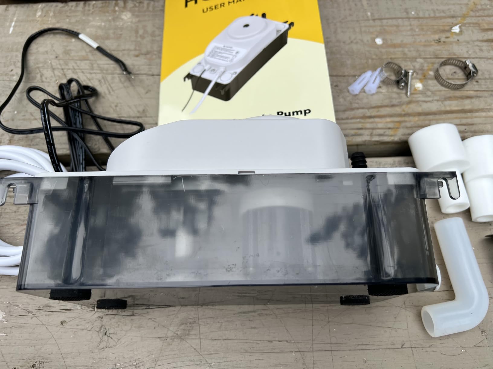 VIVOHOME 100V-240V 80 GPH HVAC Condensate Pump with Automatic Safety Alarm | Ultra-Quiet 28dB DC Motor, 20ft Lift AC Condensate Pump for HVAC/R Equipment, Dehumidifier, Furnace with 19.6ft Tubing customer photo 1