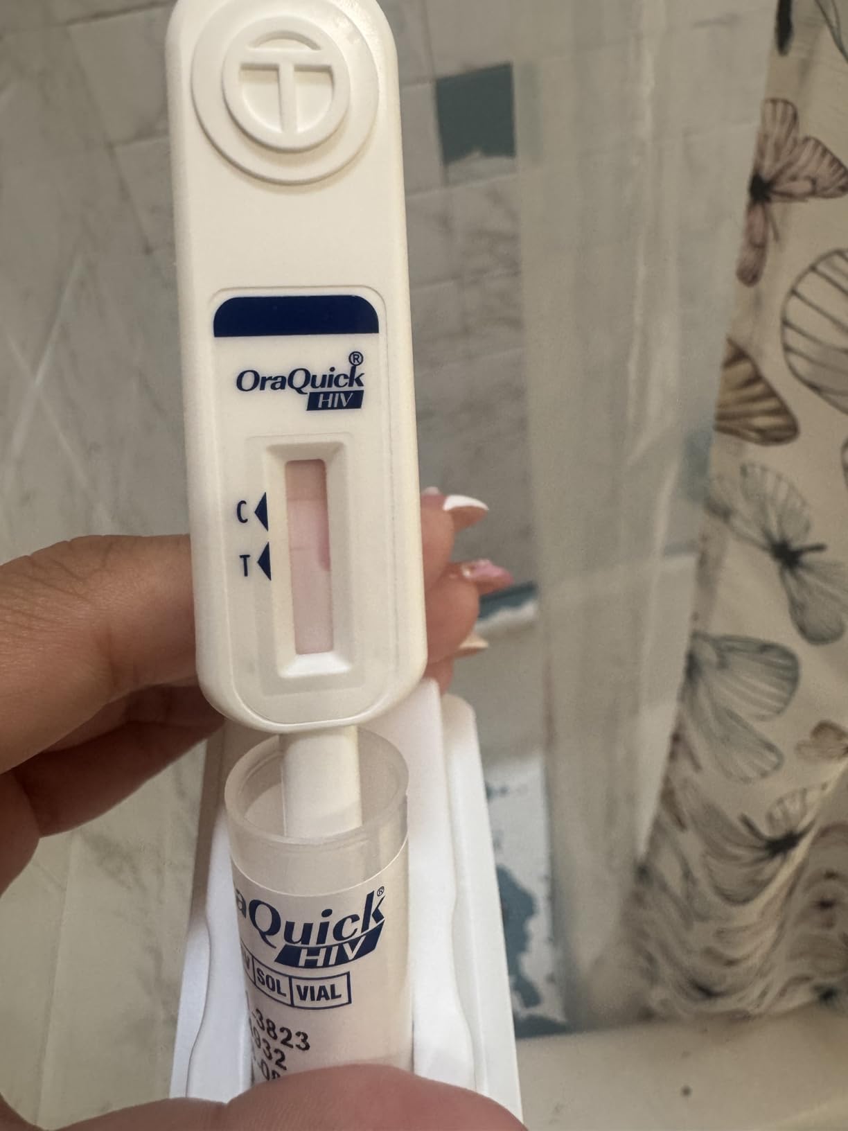 OraQuick HIV Self-Test, Oral Fluid, HIV Test kit at Home, 20 min Test | FDA-Approved Rapid HIV-1 and HIV-2 Detection, Results in 20 Minutes, Pain-Free No Blood or Needles, At-Home Kit, Ages 14+ customer photo 2