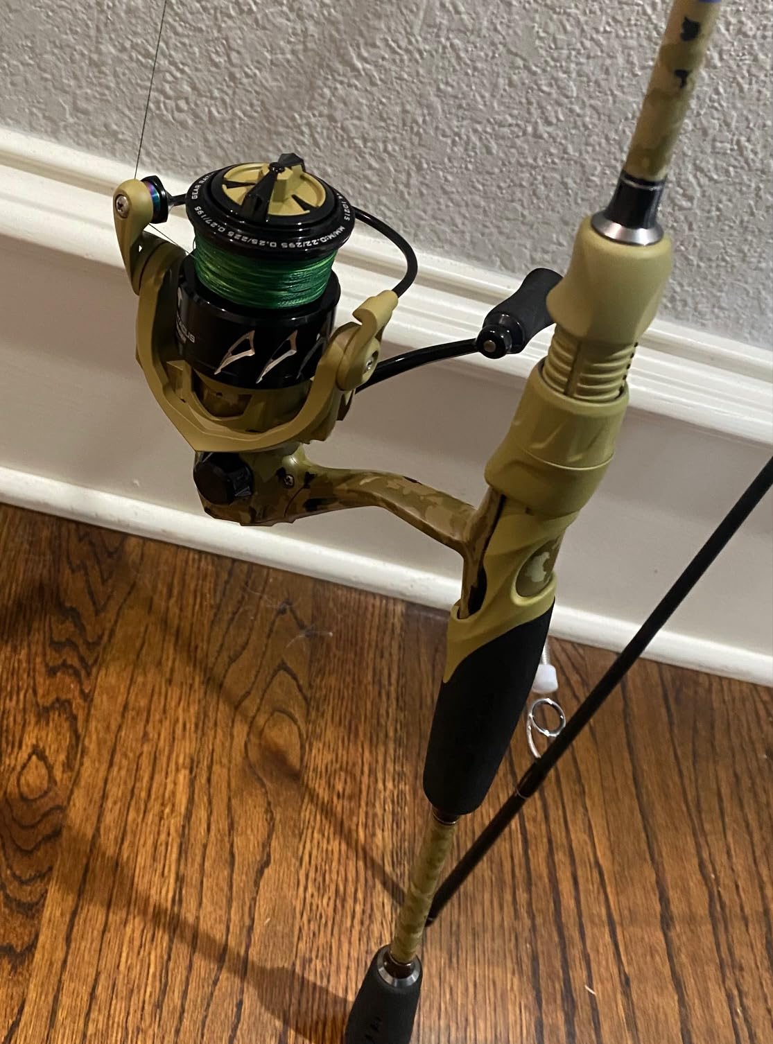 KastKing Spartacus Defender Twin-Tip Fishing Rod and Reel Combo | Baitcaster & Spinning Combo, 2-Piece Rod, Extra Tip, KastFlex IM7 Graphite Blanks, Camouflage Finish, Freshwater Fishing customer photo 2