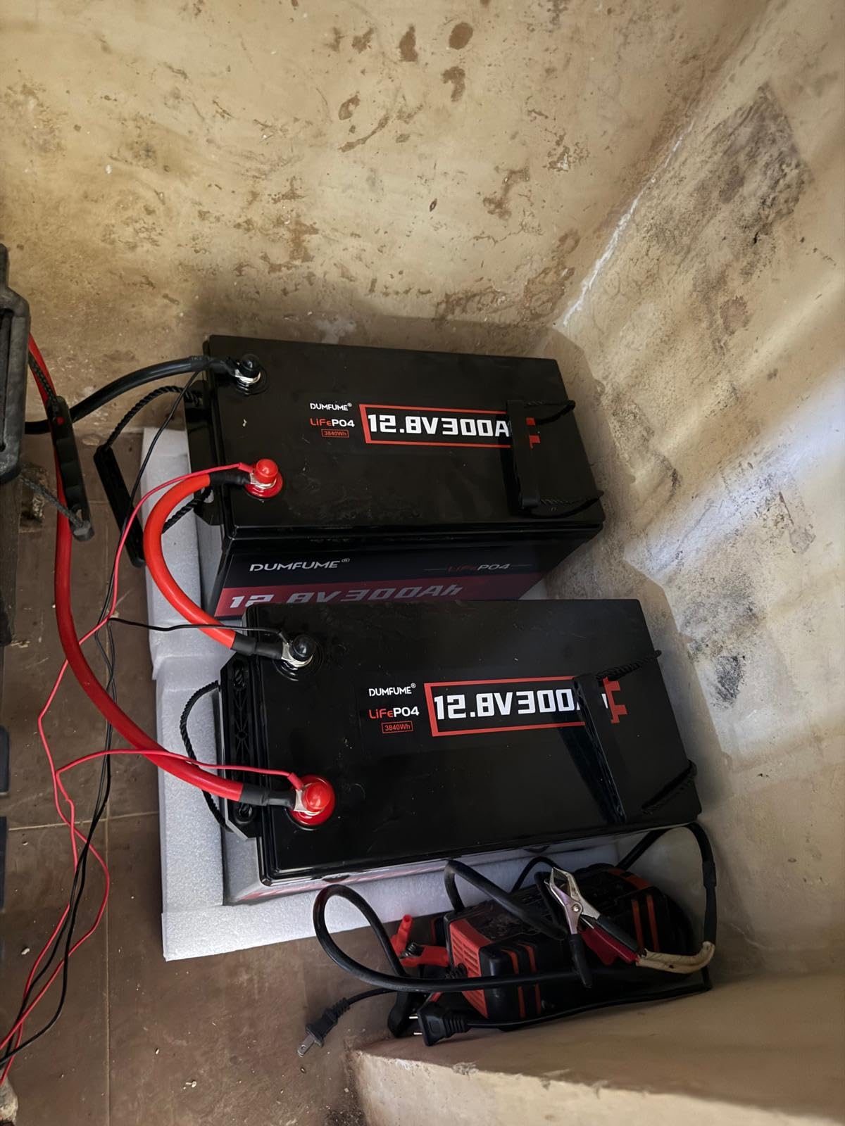 12V 150Ah LiFePO4 Lithium Battery 15000+ Deep Cycle | Built in 100A BMS, IP65 Waterproof 1920Wh for Solar System, RV Camper, Home Backup Power, Marine, Off-Grid Applications customer photo 2