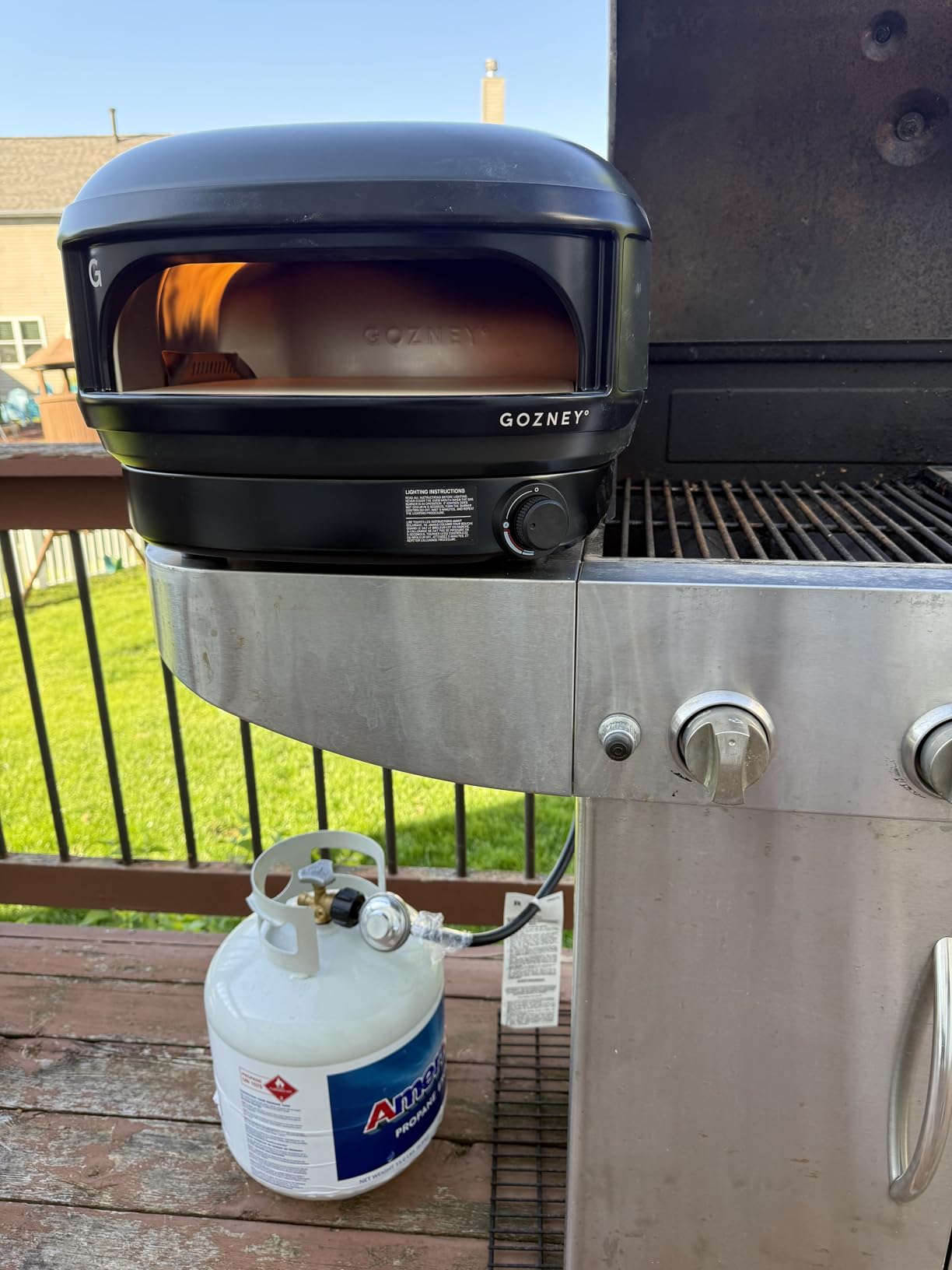 Gozney Arc Lite Propane Outdoor Pizza Oven, Heats up to 950F - Off Black customer photo 2