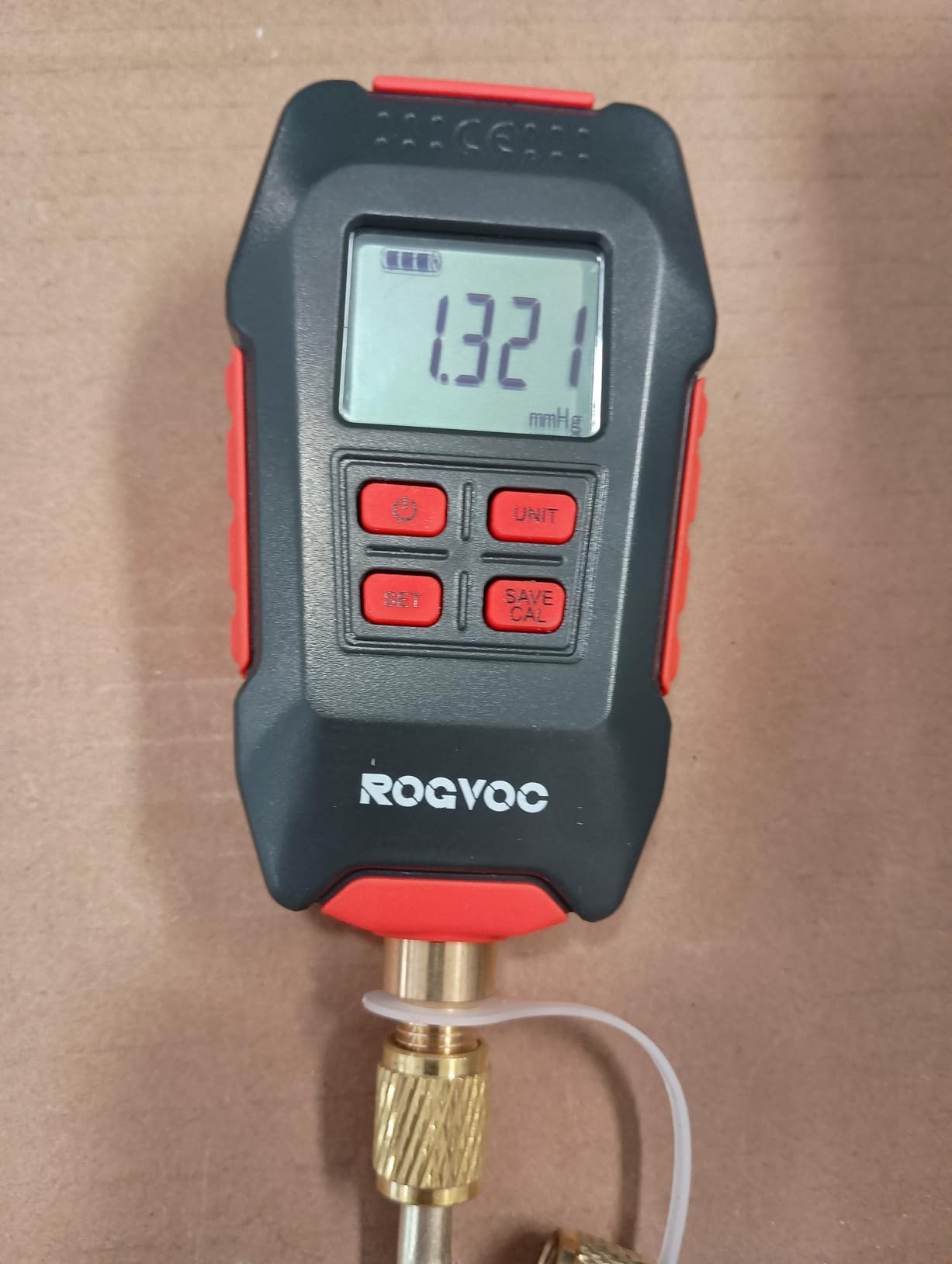 Digital Vacuum Gauge, HVAC Micron Vacuum Meter 1/4 inch SAE customer photo 2