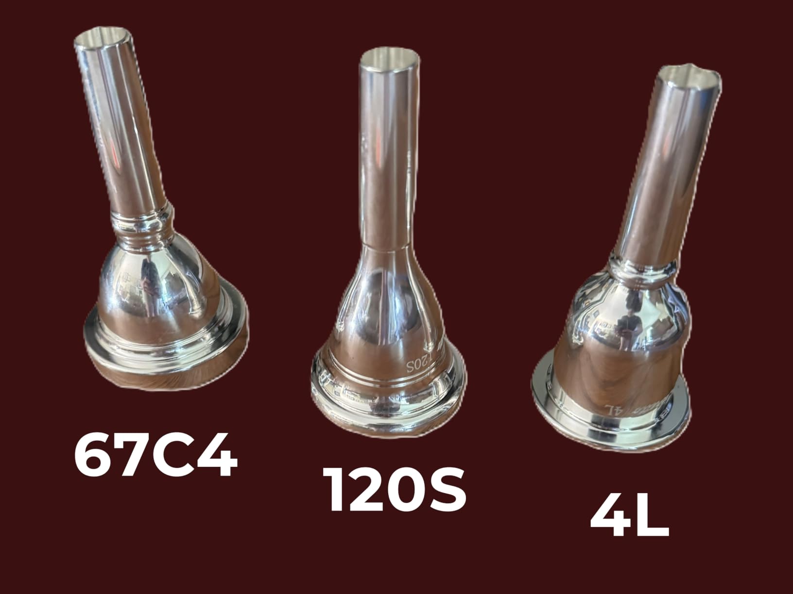 Libretto 67C4 Tuba Mouthpiece with 2μm Silver Plated Brass, Medium Cup Depth, Providing Balanced and Clean Sound, Suitable for Beginners & Students, a Universal Fit for Concert or Marching Band. customer photo 1