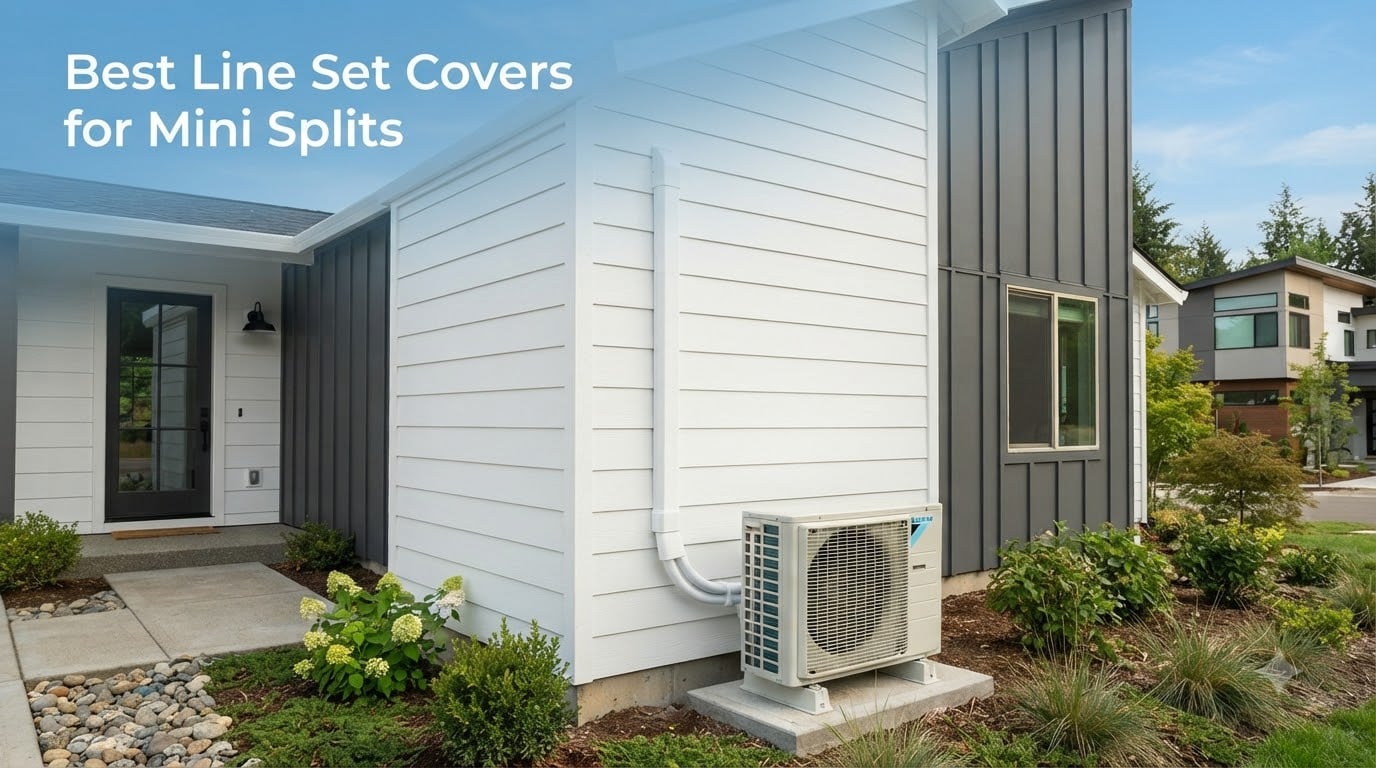 Best Line Set Covers for Mini Splits