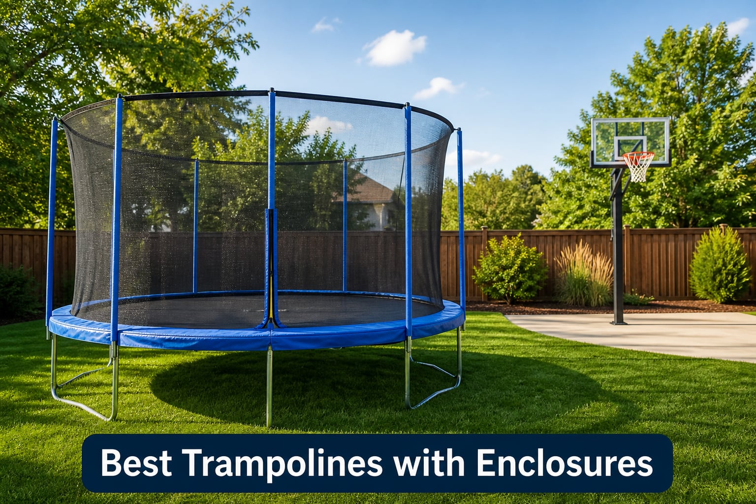 Best Trampolines with Enclosures