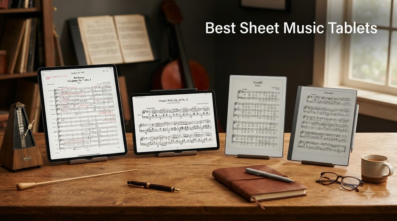 Best Sheet Music Tablets