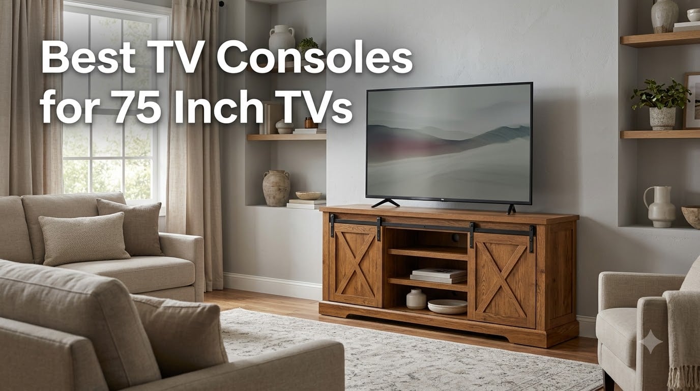 Best TV Consoles for 75 Inch TVs