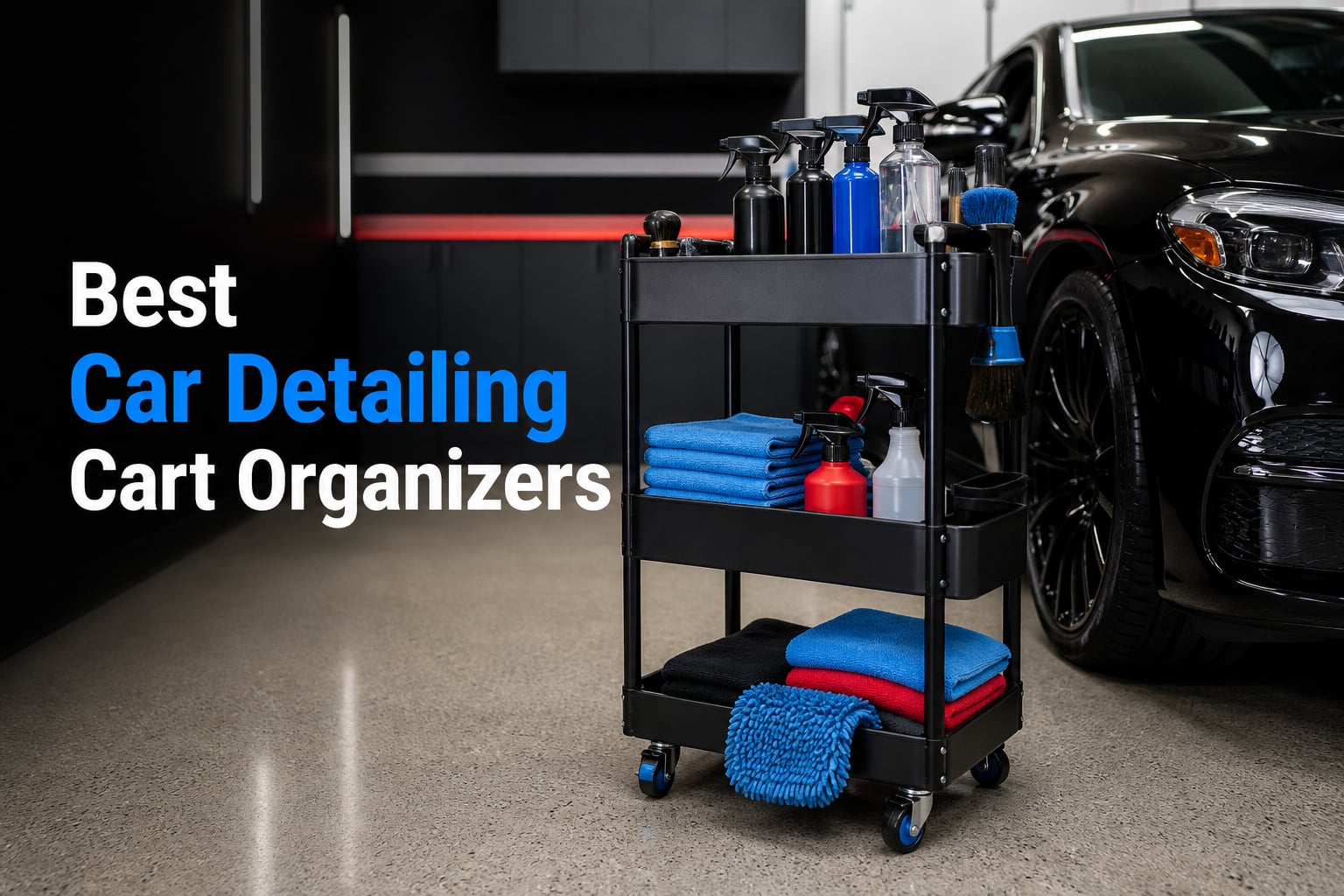 Best Car Detailing Cart Organizers