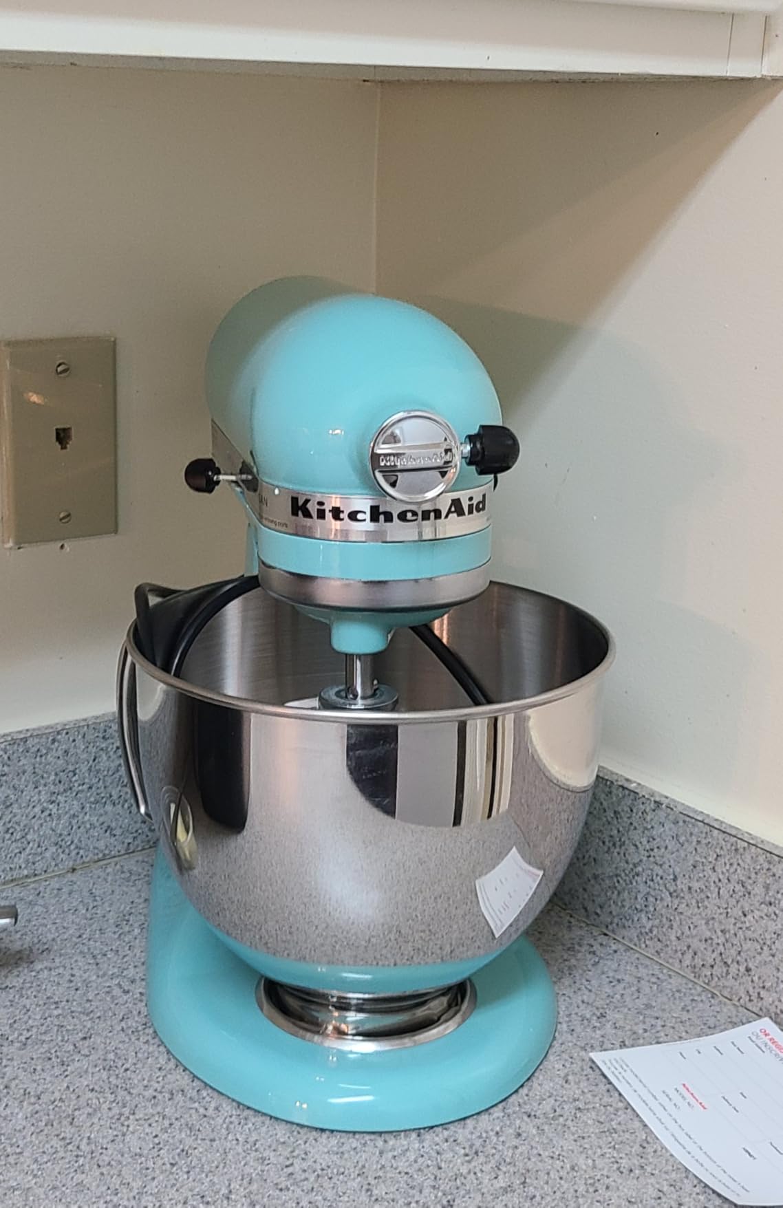 KitchenAid Artisan, 5-Qt Tilt Head Stand Mixer, KSM150PS, Onyx Black customer photo 1