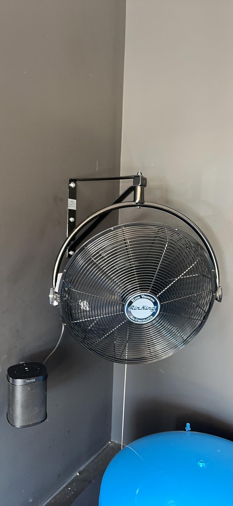 Air King 9020 1/6 HP Industrial Grade Wall Mount Fan, 20-Inch,Black customer photo 1