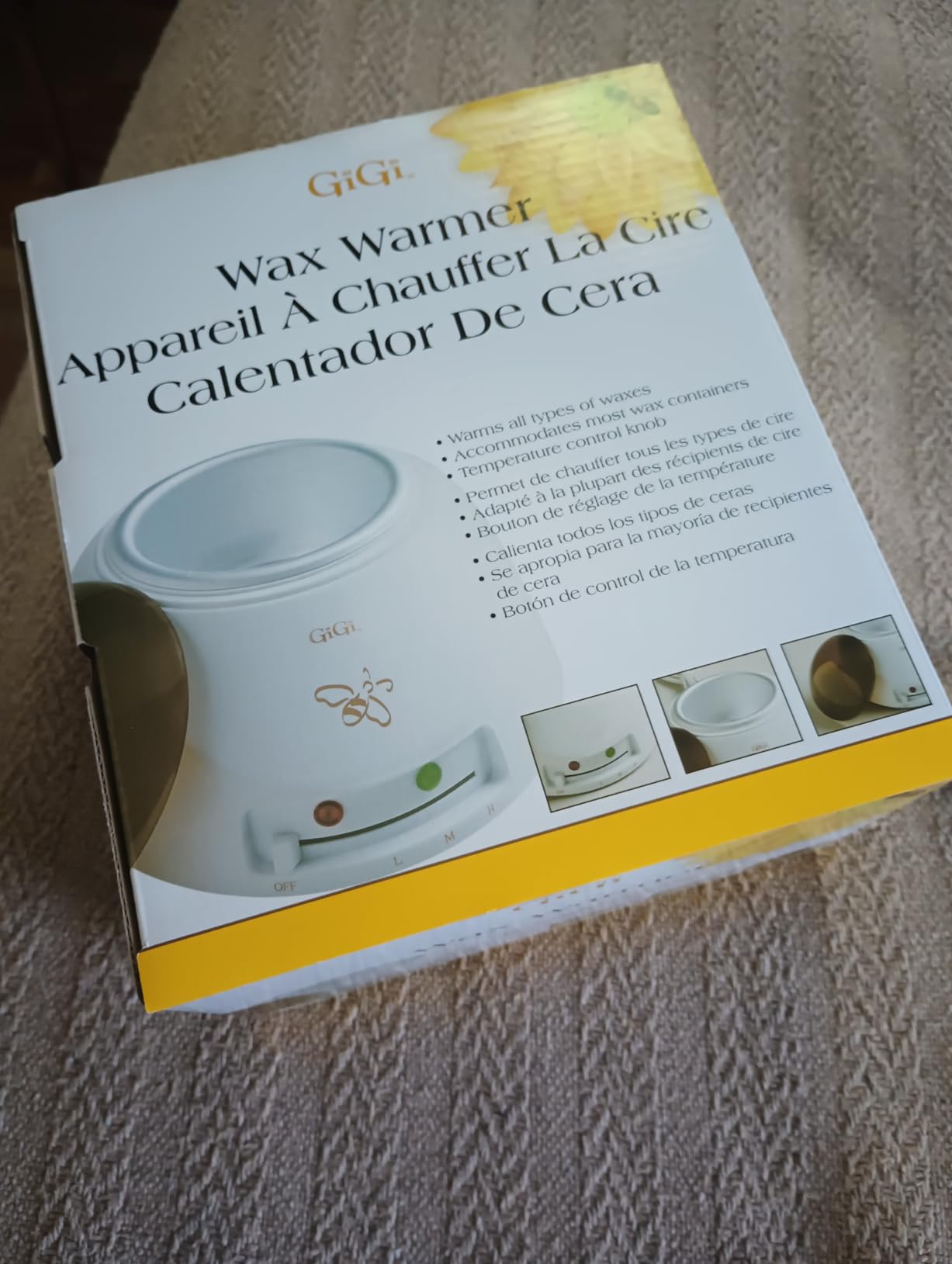 GiGi Hair Removal Wax Warmer, Multi-Purpose Warmer with Adjustable Temperature Control, for 14 oz. Wax Can customer photo 2