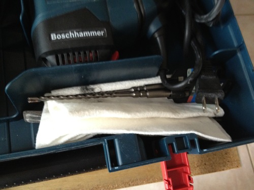 BOSCH 8.0 Amp RH328VC SDS-plus 1-1/8 In. Rotary Hammer for Concrete customer photo 2