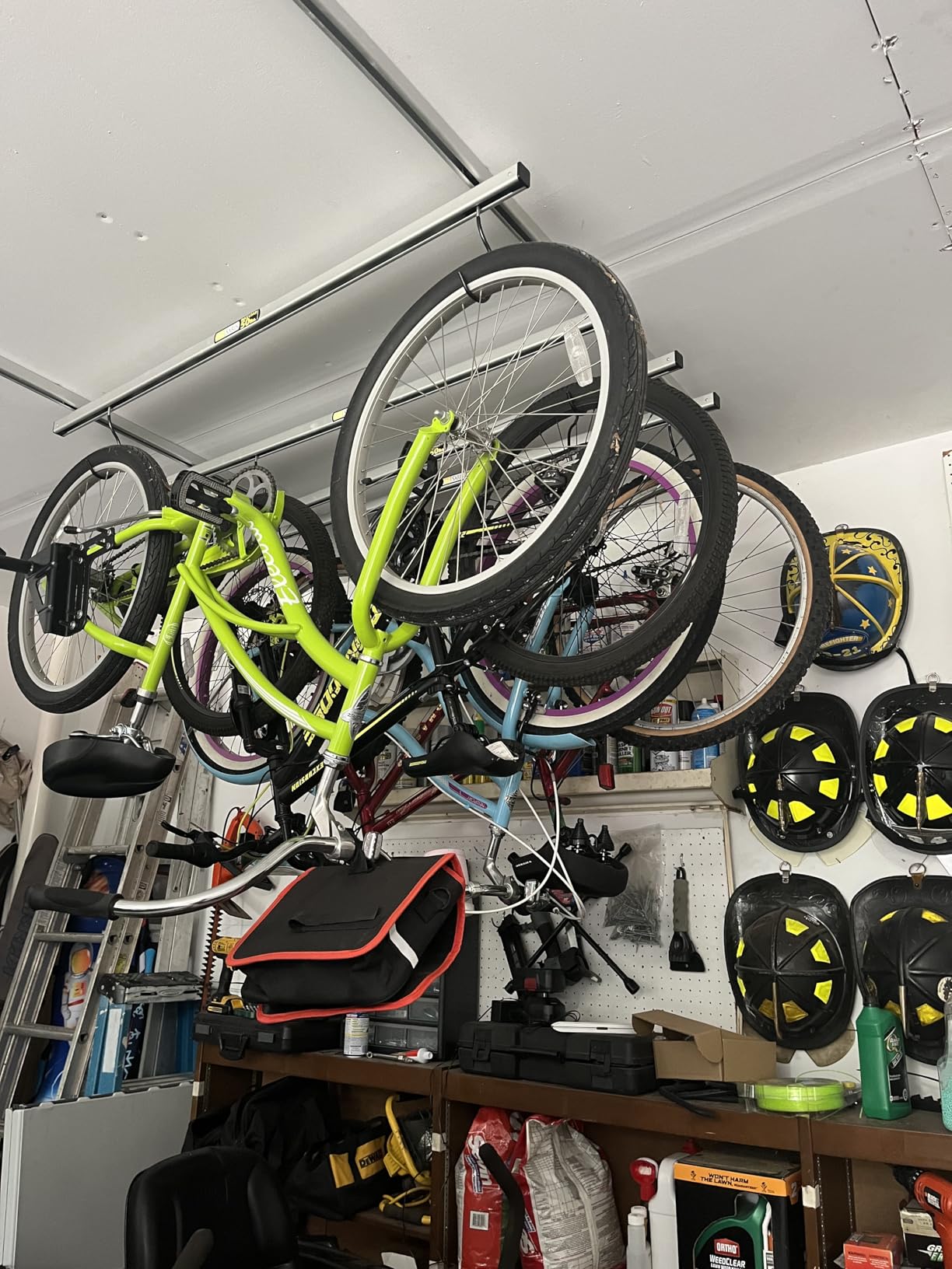 Saris Bike Storage, Cycle Glide Home Bicycle Parking, Ceiling Rack and Add-on-Kit customer photo 2