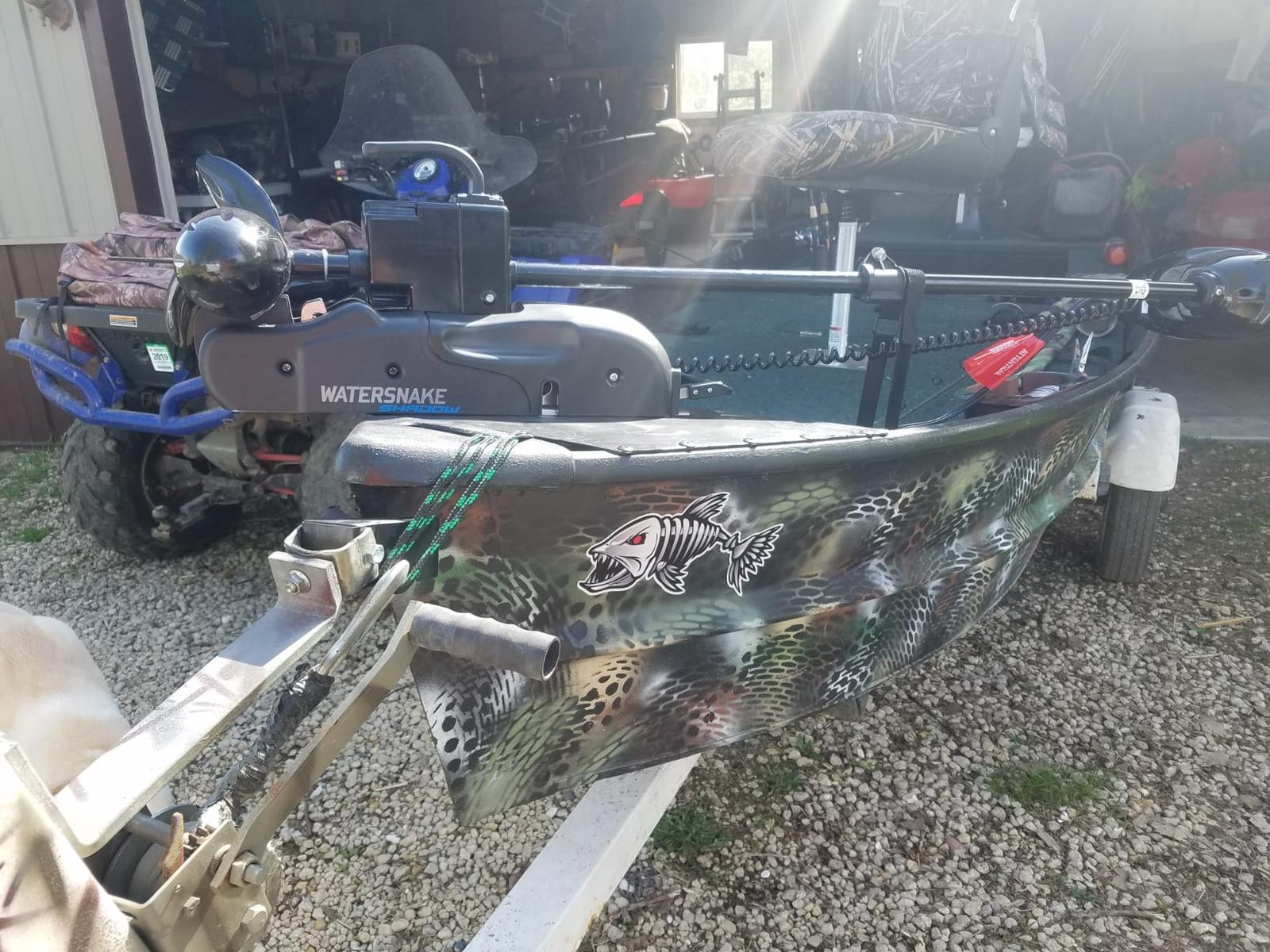Watersnake - Shadow Bow Mount Foot Control Motor Trolling Motor customer photo 2