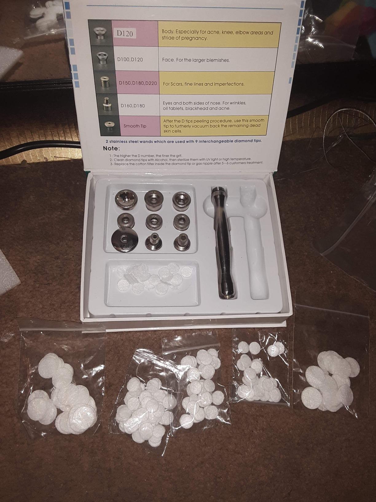 Kendal Professional Diamond Microdermabrasion Machine, Dermabrasion Facial Skin Care Equipment, Also Good for Home Use AC 110V HB-SF01 customer photo 1