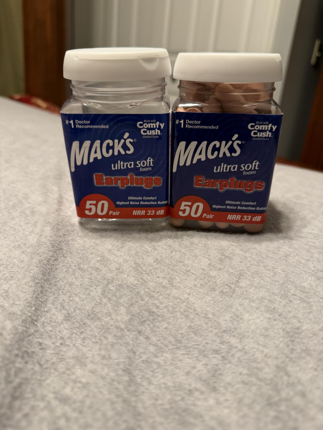 Mack's Ultra Soft Foam Earplugs, 50 Pair - 33dB Highest NRR | Made in USA customer photo 1