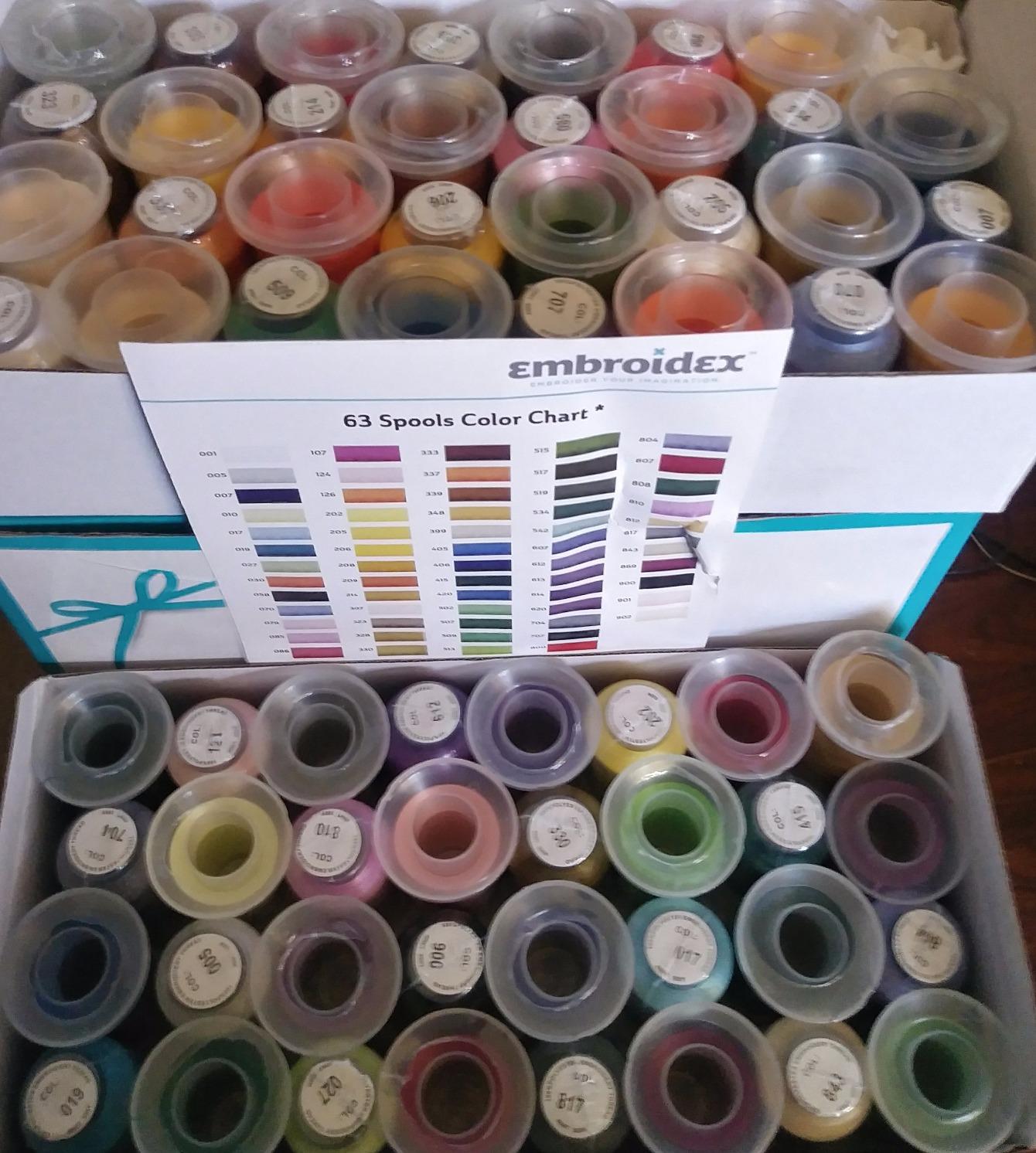 63 Brother Colors Embroidery Machine Thread customer photo 1