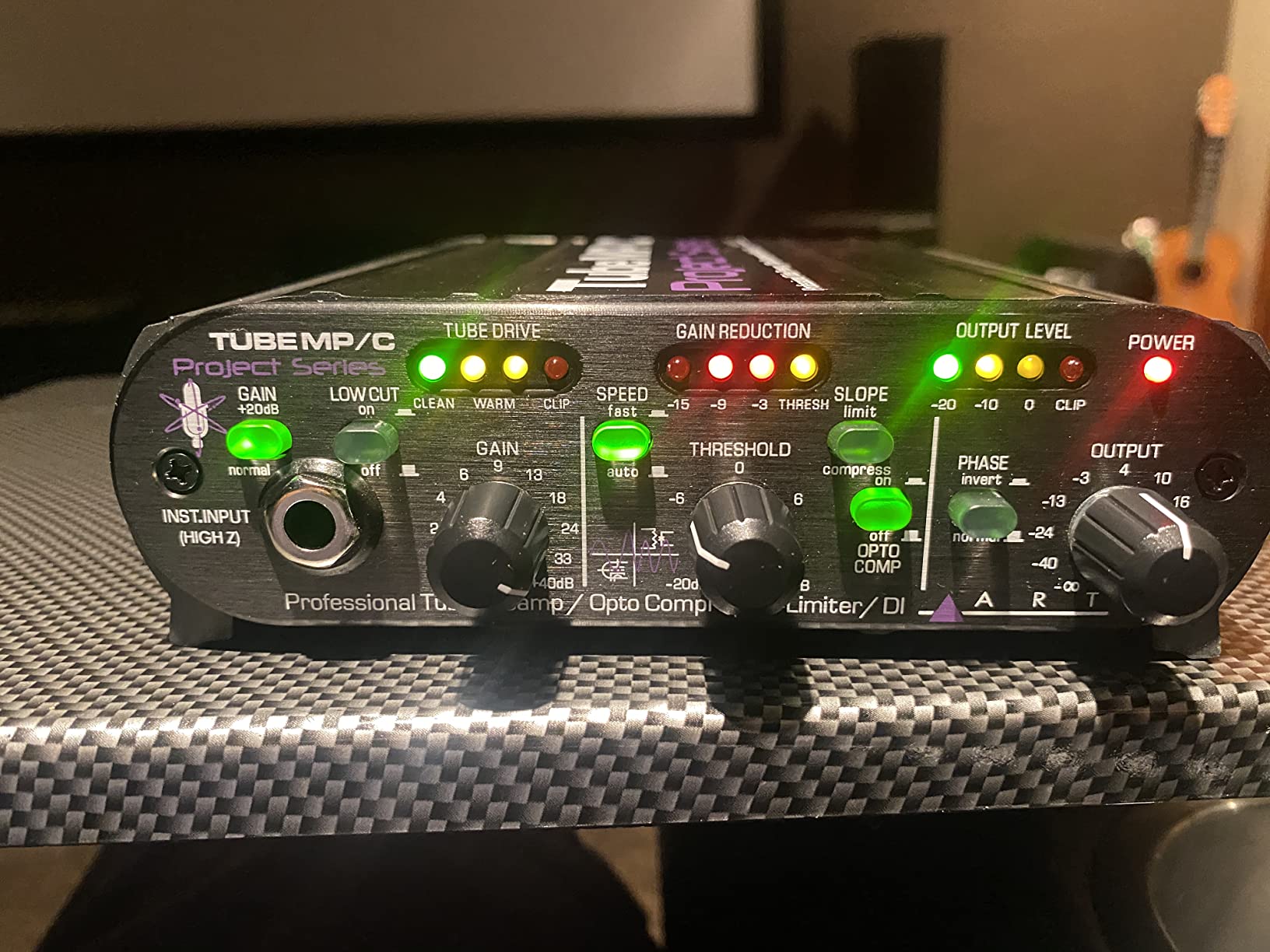 ART TubeMP Project Series with USB Professional Microphone and Instrument Tube Preamplifier C customer photo 1