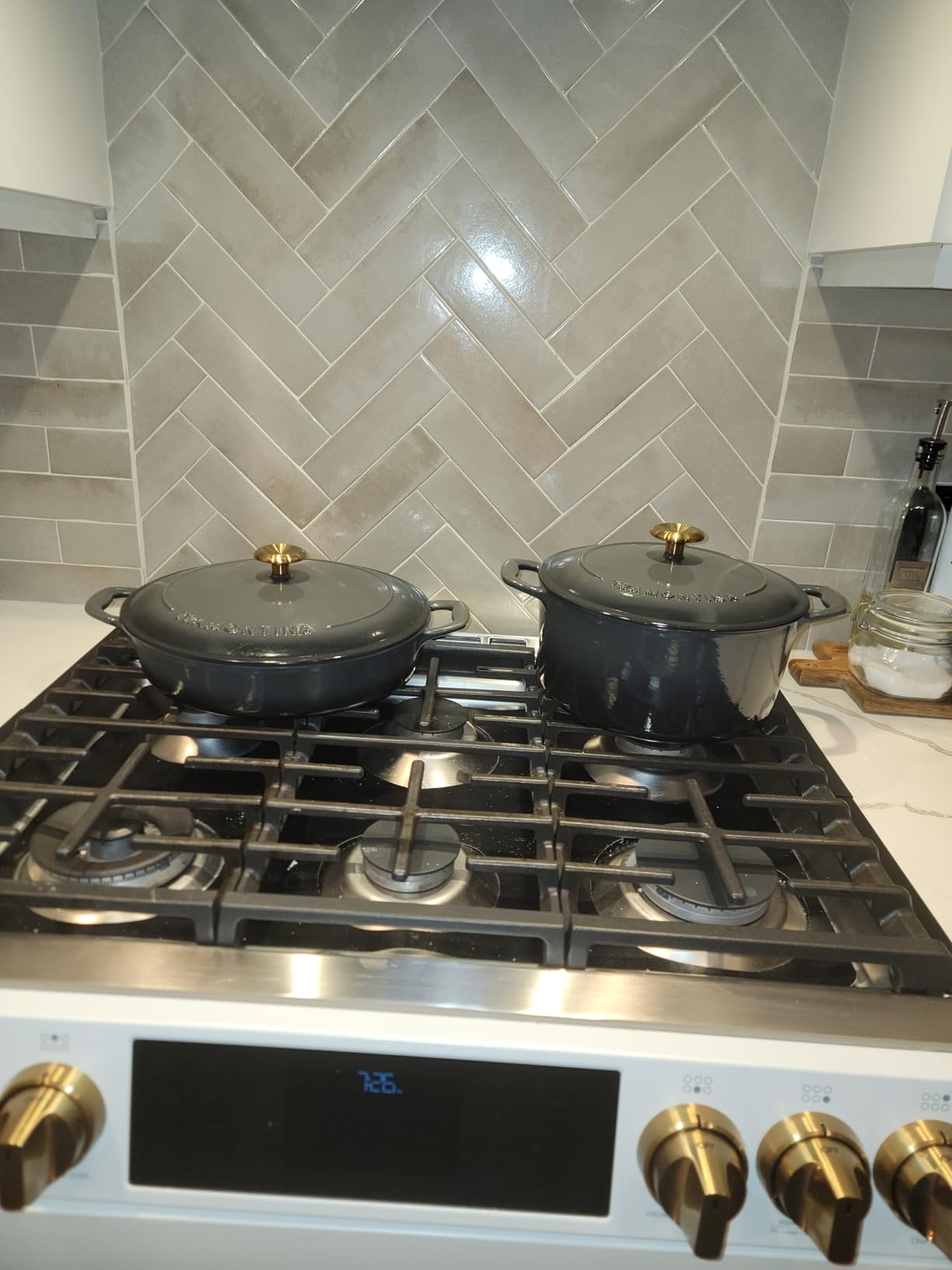 Tramontina Bestow Enameled Cast Iron 4-Qt Braiser Pan with Lid, Blue customer photo 2