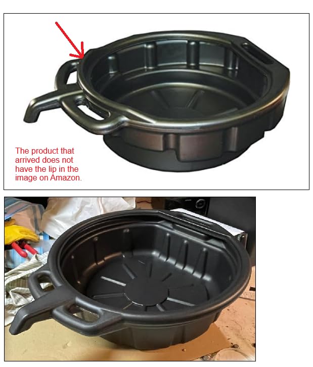 ATD Tools 5184 Black Drain Pan - 4-1/2 Gallon Capacity customer photo 2
