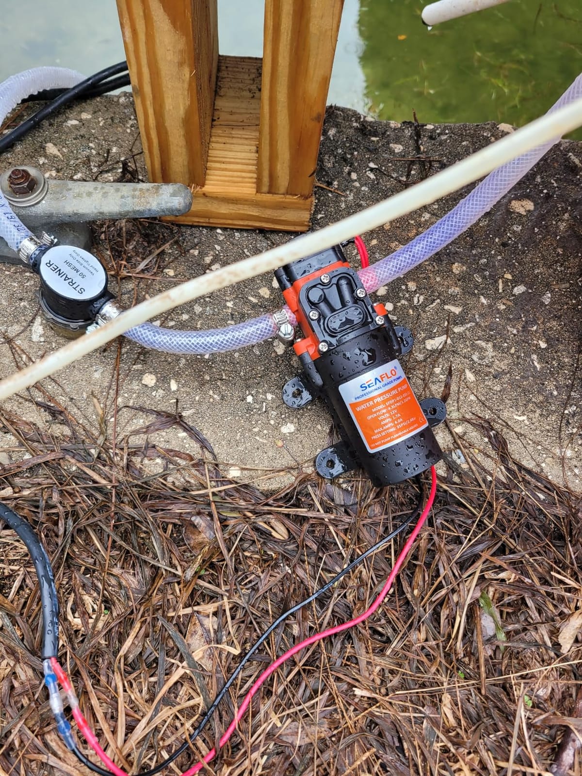 SEAFLO 21 Series Water Pressure Diaphragm Pump - 12V DC, 1.2 GPM, 35 PSI, Adjustable Pressure Switch, Self-Priming, Quiet Operation, Durable Compact Design for RV, Boat, Off-Grid Use - 4-Year Warranty customer photo 1