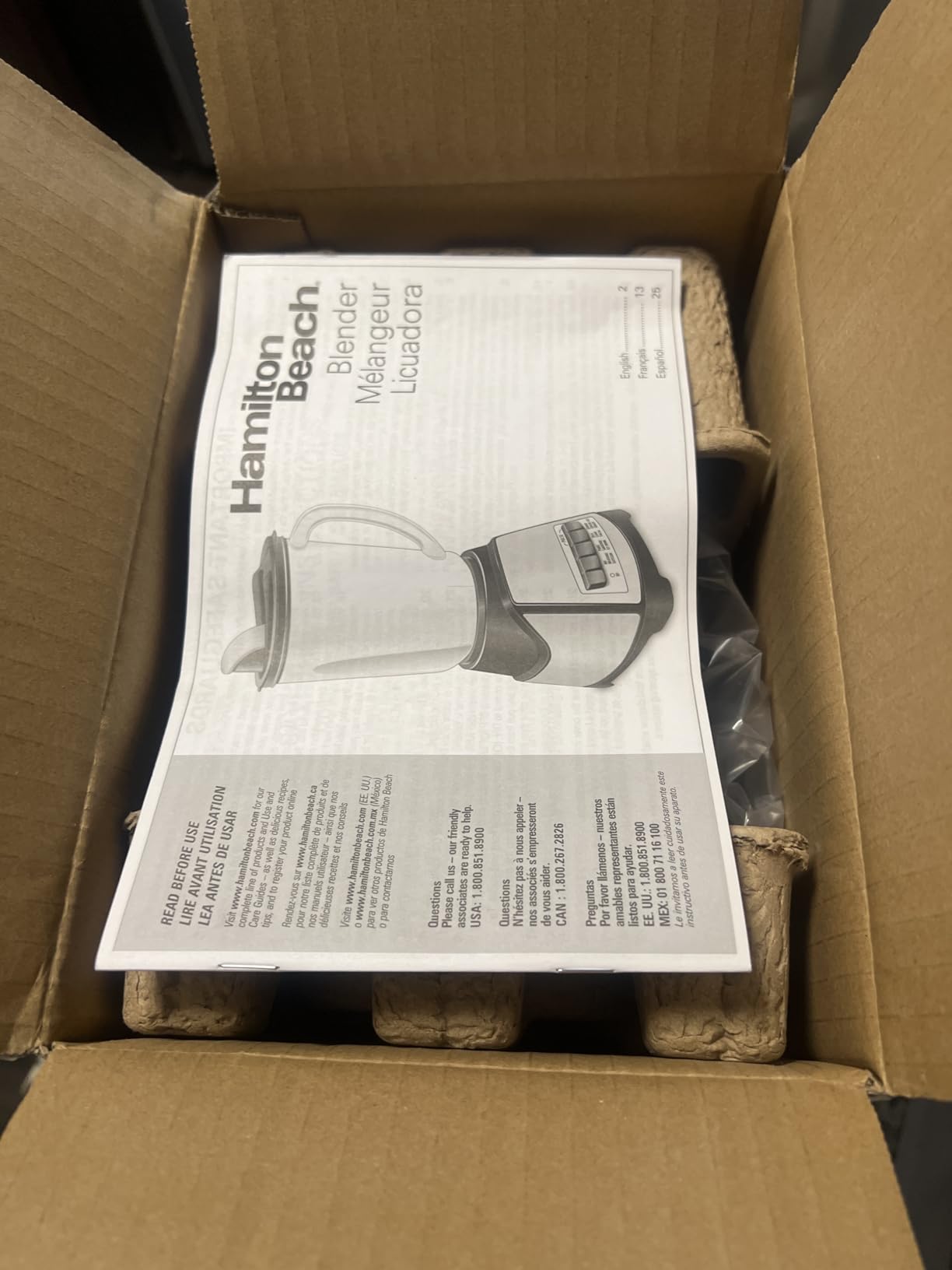 Hamilton Beach Power Elite Blender For Smoothies With Wave Action System customer photo 1