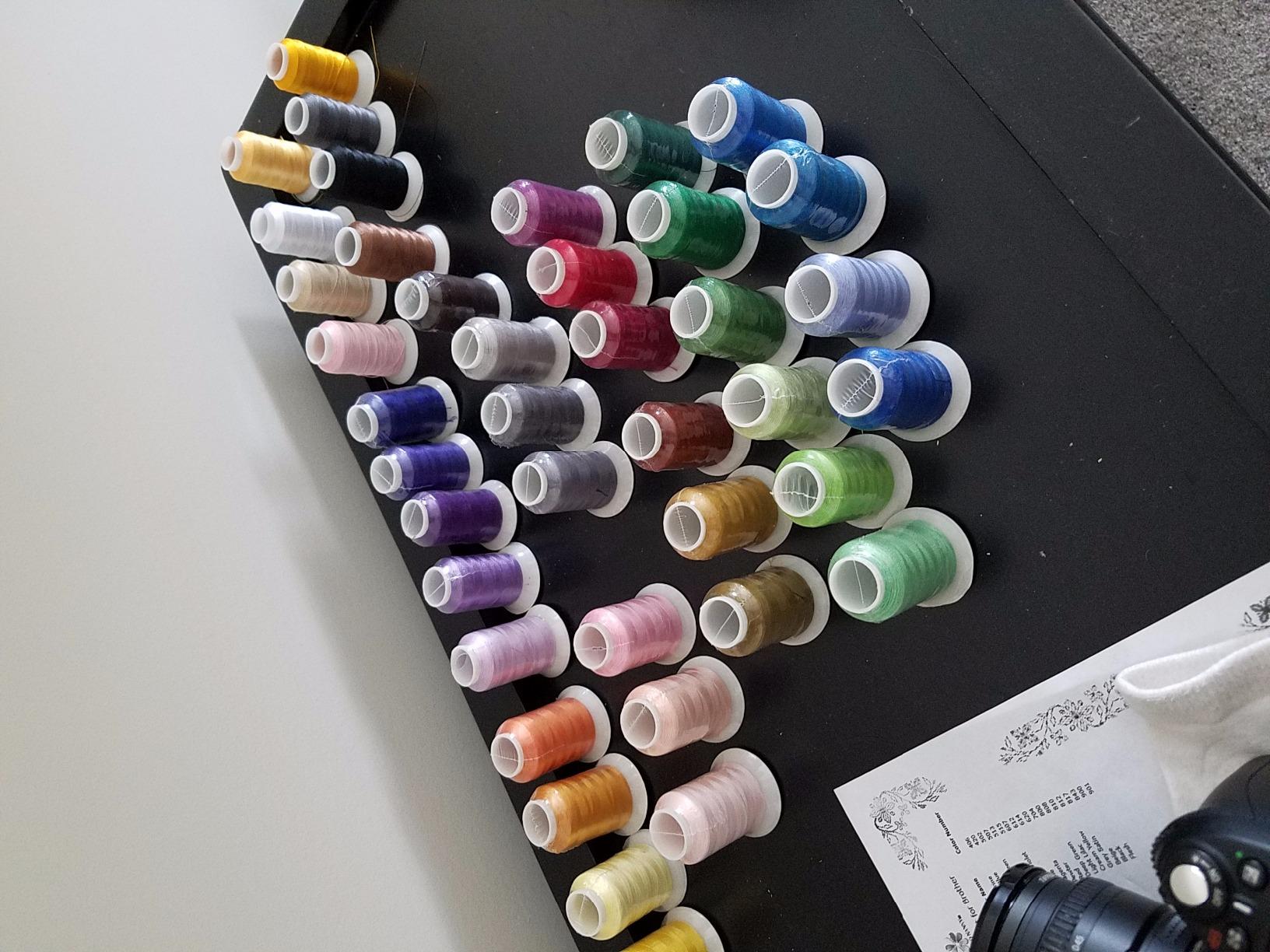 40 Colors Polyester Embroidery Machine Thread Kit for Brother Babylock customer photo 2