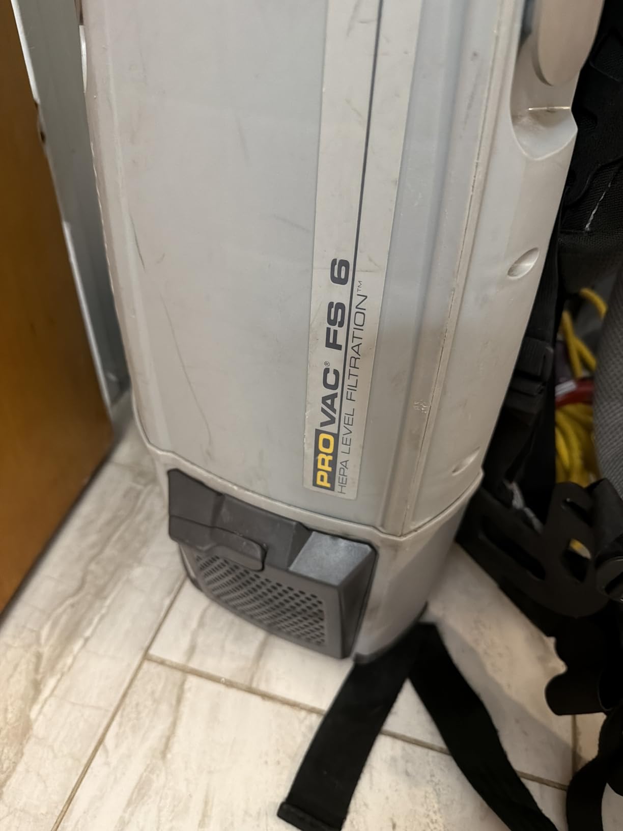 ProTeam Backpack Vacuums, ProVac FS 6 Commercial Backpack Vacuum with HEPA Media Filtration and Restaurant Tool Kit, 6 Quart, Corded customer photo 2