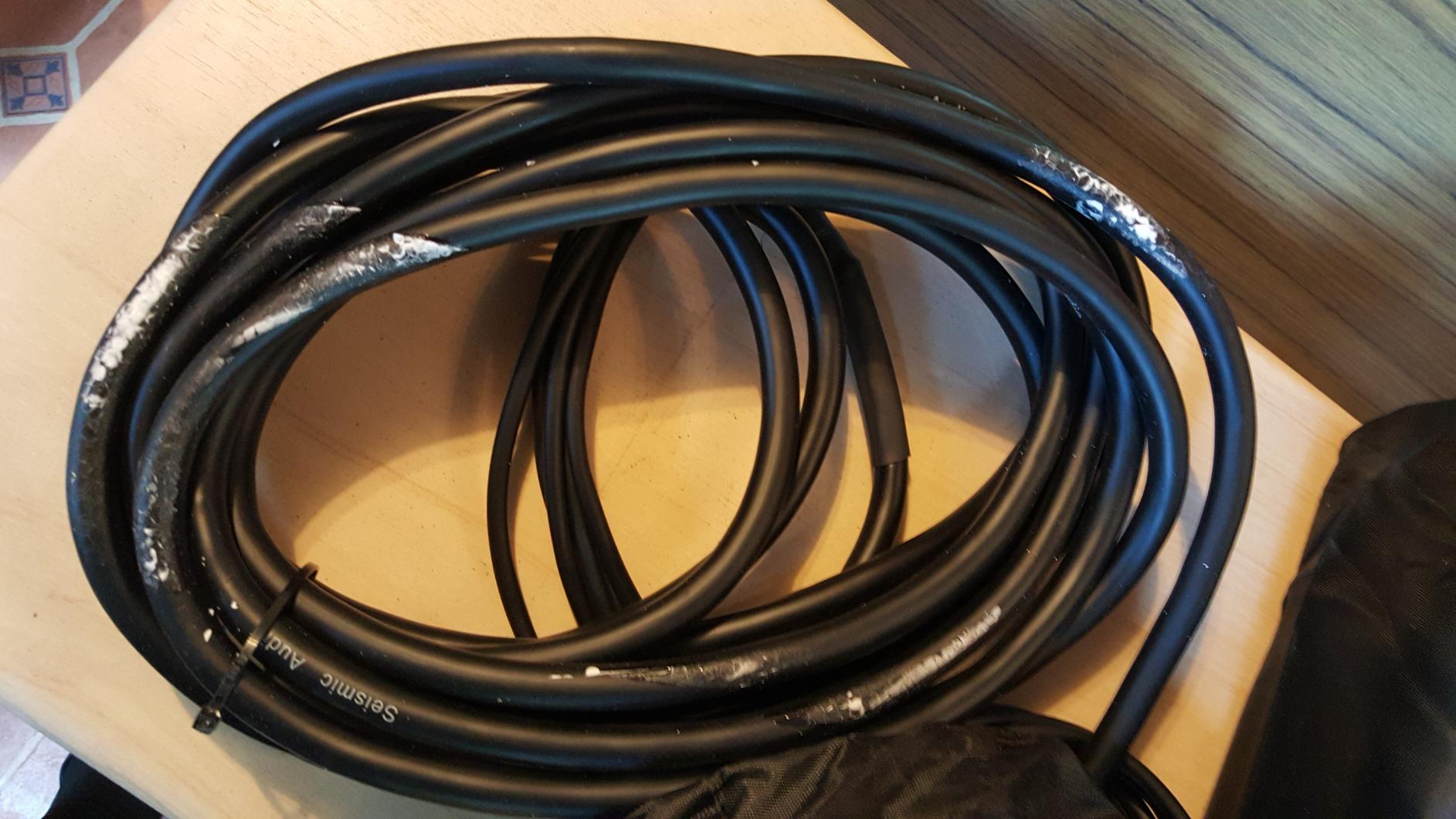 Seismic Audio Speakers 8 Channel Low Profile XLR Send Sub Snake Cable, XLR Splitter Cable, 100 Feet customer photo 1