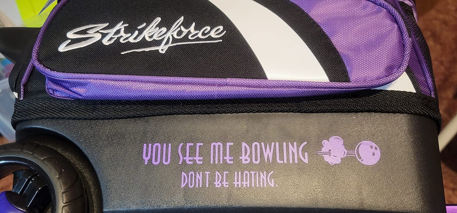 KR Strikeforce Cruiser Single Bowling Ball, Shoe and Accessory Roller Bowling Bag customer photo 1
